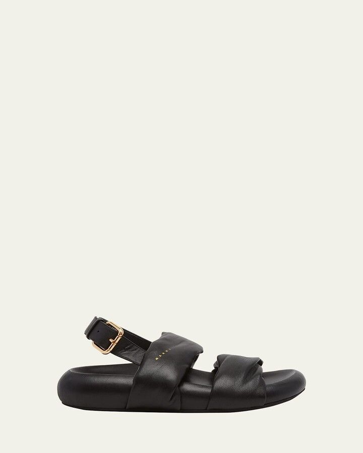 Marni o1w1db10125 Slingback Sandals in Black Size US 5 / IT 35 - 1 Thumbnail