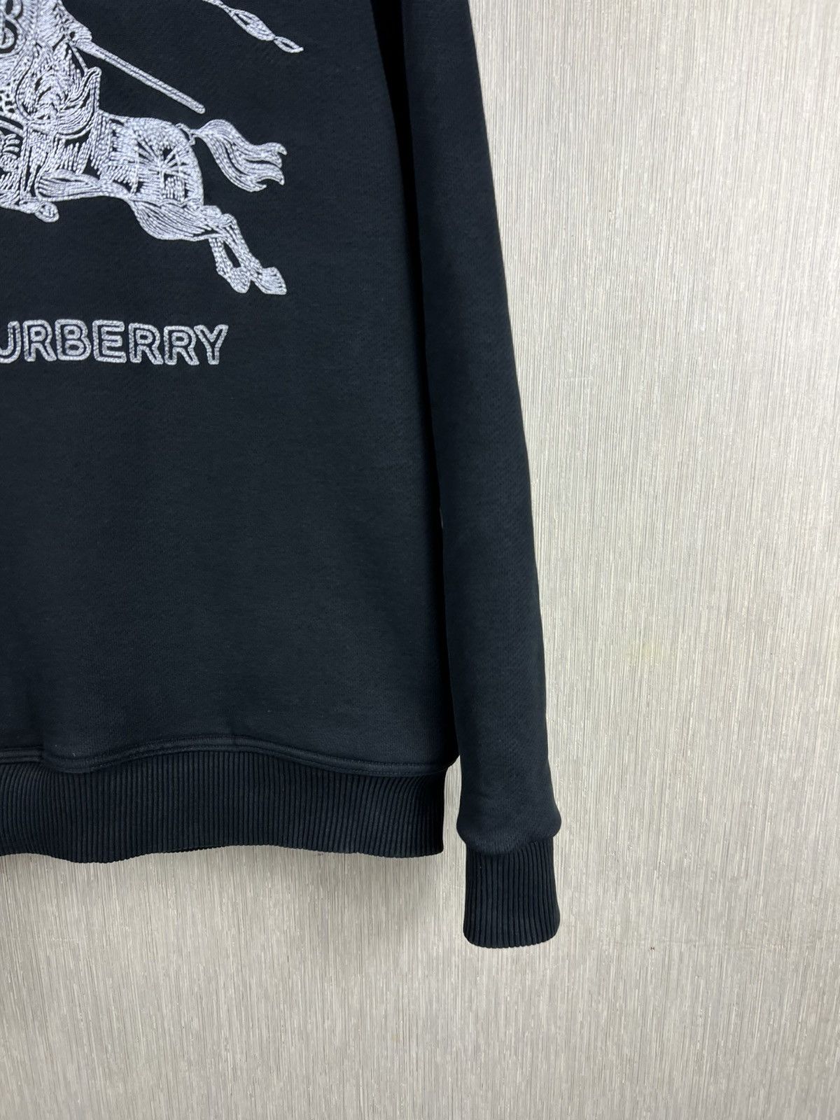 Burberry London big logo knight prorsum embroidered hoodie