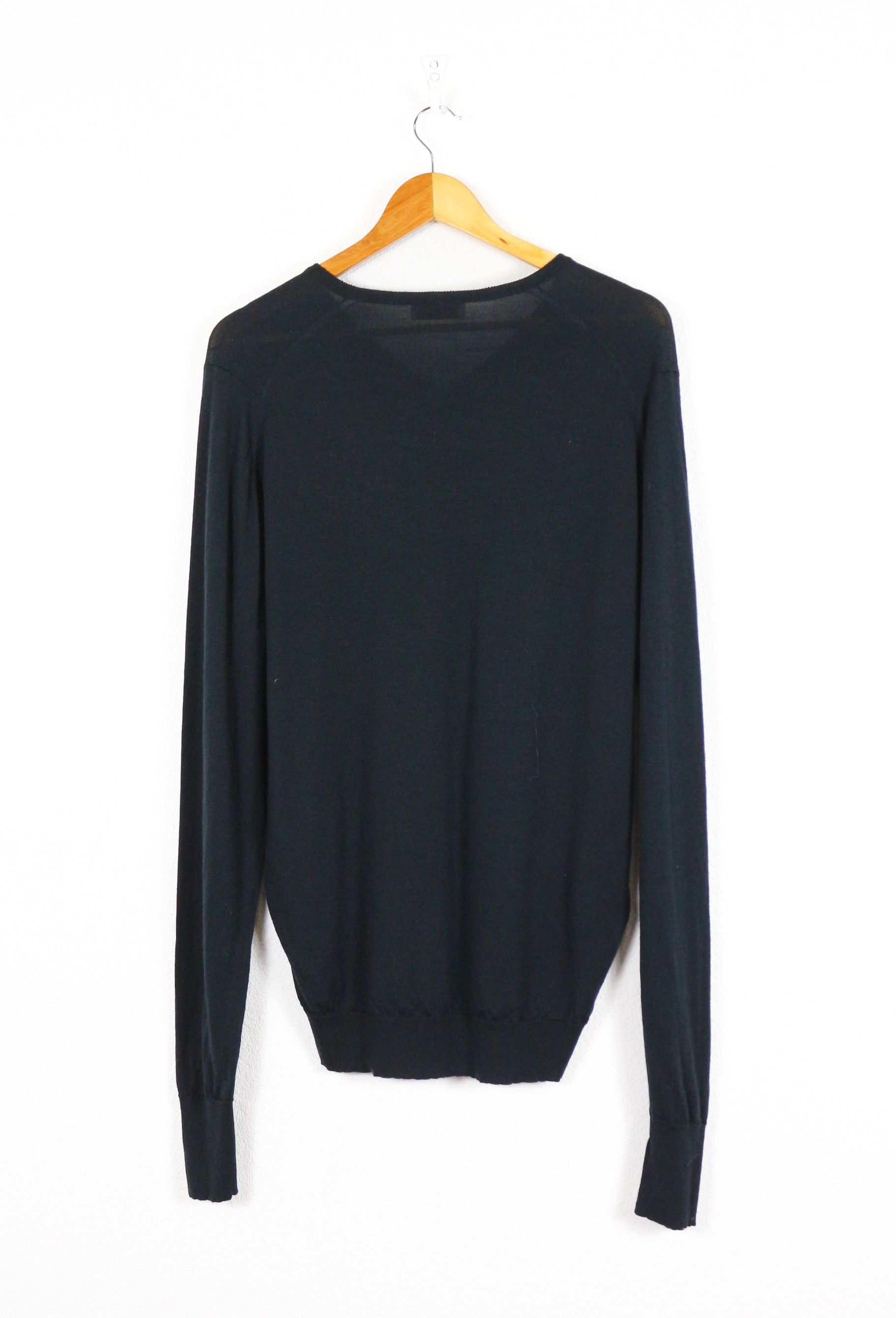 John Smedley John Smedley Wool V-neck Sweater Jumper Size US XL / EU 56 / 4 - 5 Thumbnail