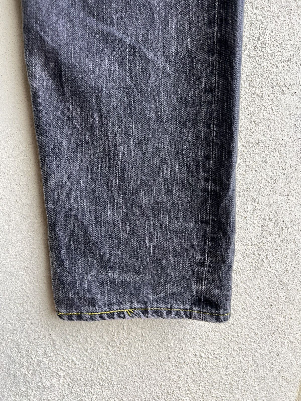 Swagger Vintage Swagger Japan Fade Black Denim Selvedge Jeans Size US 34 / EU 50 - 14 Thumbnail