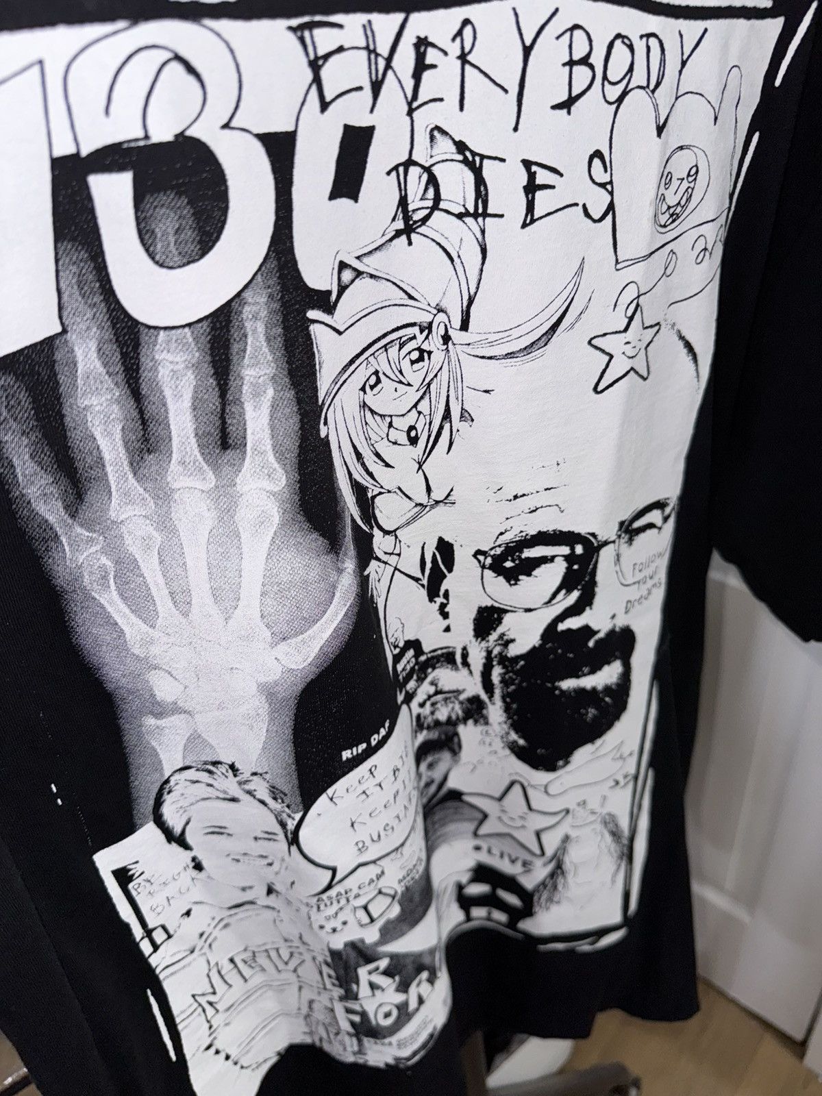 Asspizza Stream Tee Black