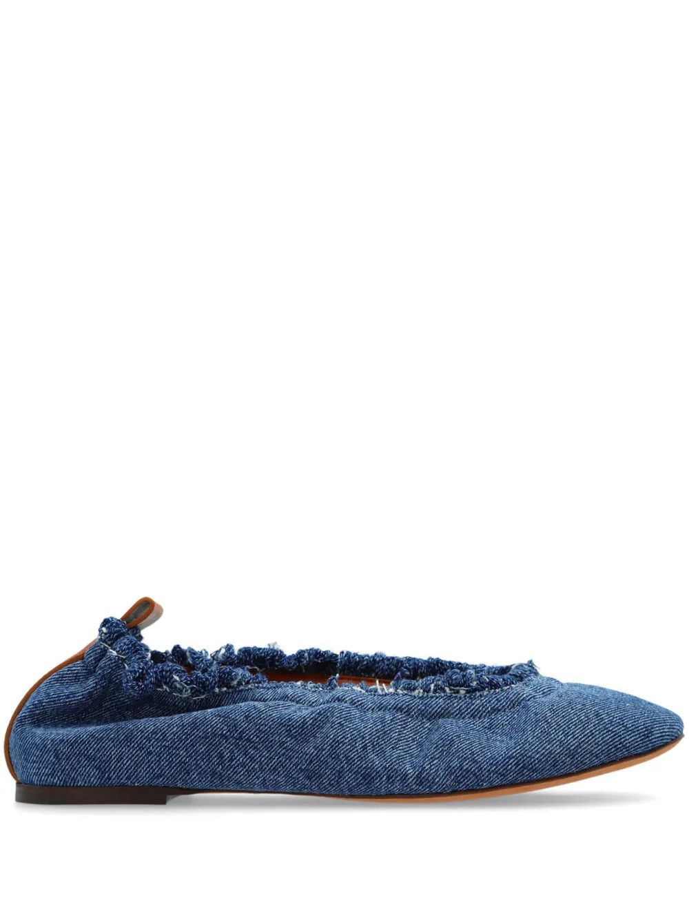 Lanvin o1y0326 Ballet Flats in Blue Size US 6 / IT 36 - 1 Thumbnail