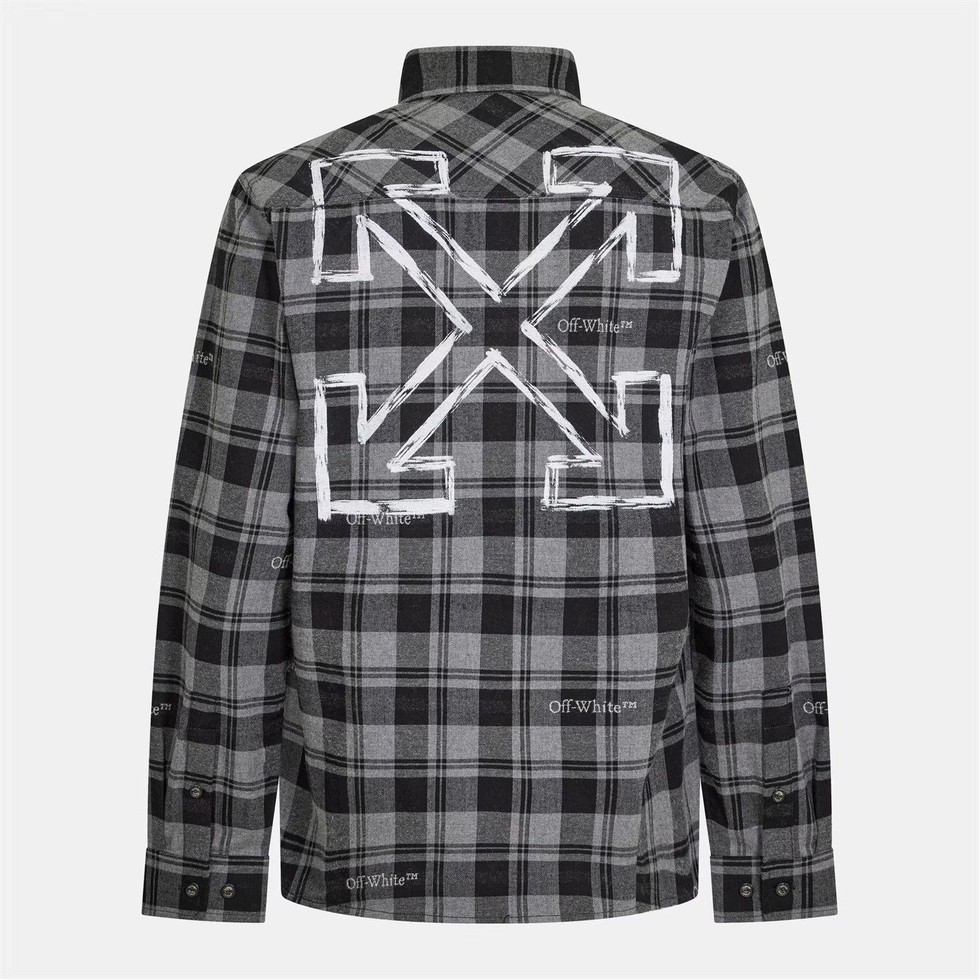 Off-White o1g2r1mq0326 Long Sleeve Shirt in Black Size US L / EU 52-54 / 3 - 2 Thumbnail