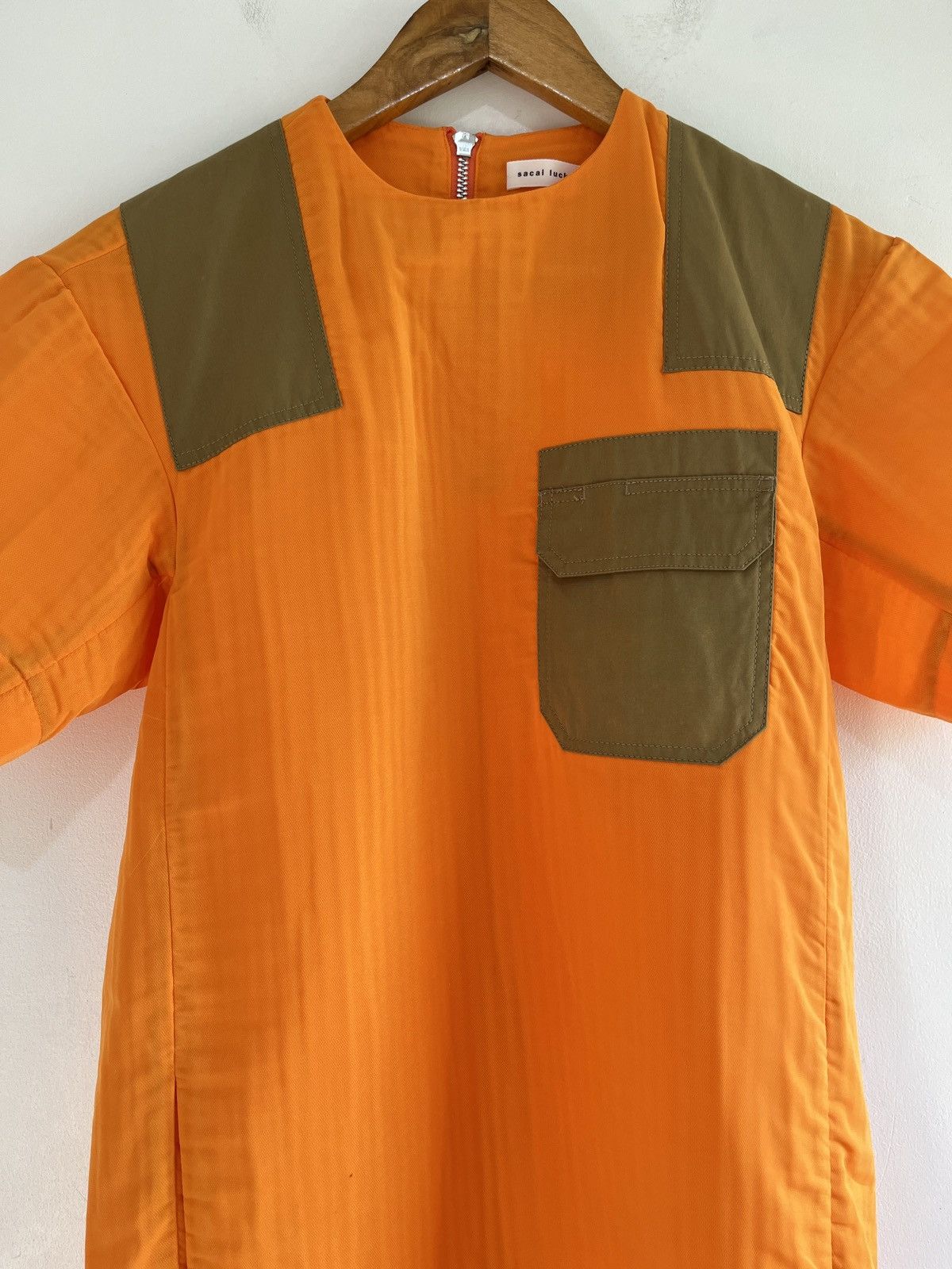 Japanese Brand × Sacai SS15 Linen Pocket Mid Dress Size S / US 4 / IT 40 - 3 Thumbnail