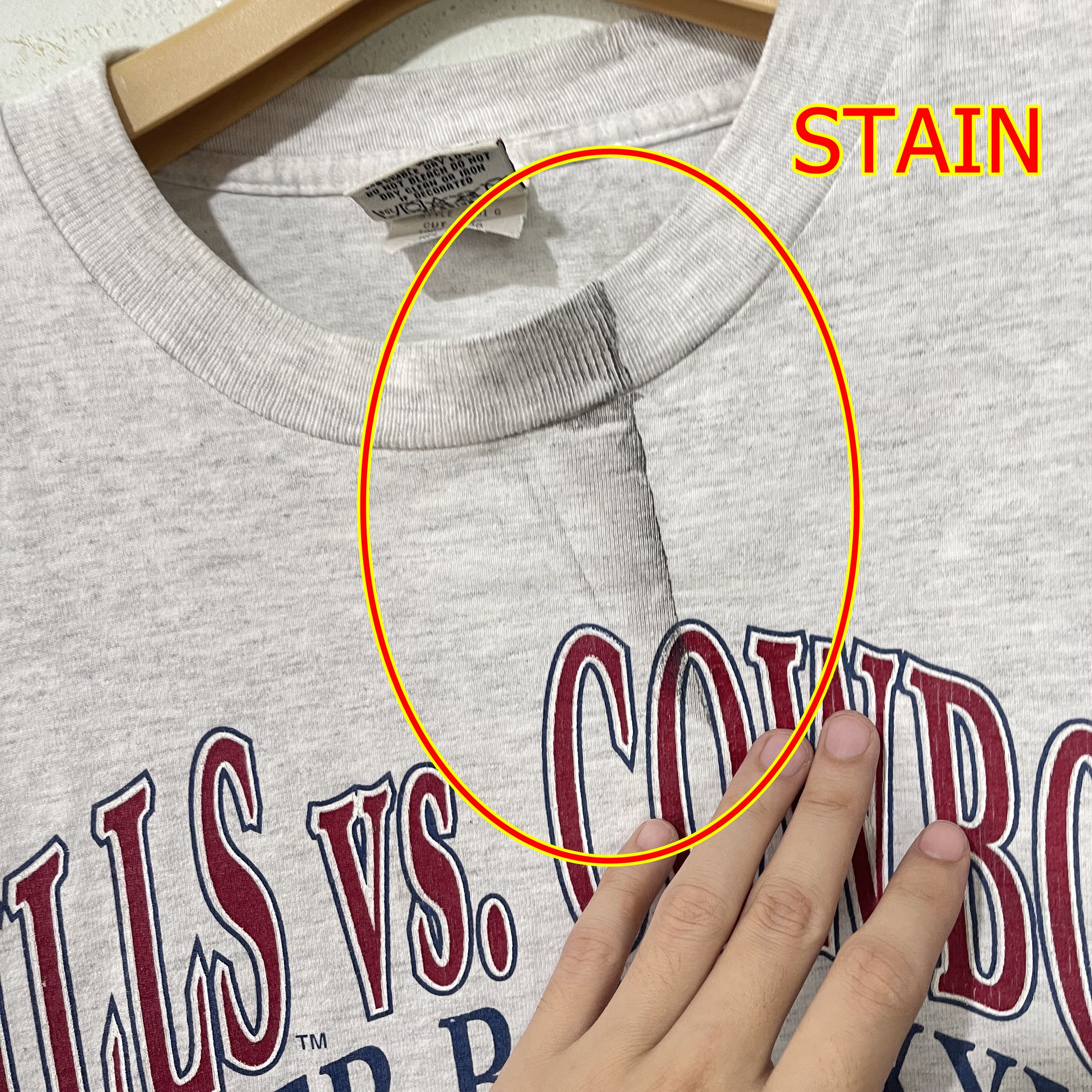 NFL Vintage 1993 Bills vs Cowboys NFL Super Bowl XXVII T-Shirt Size US L / EU 52-54 / 3 - 6 Thumbnail