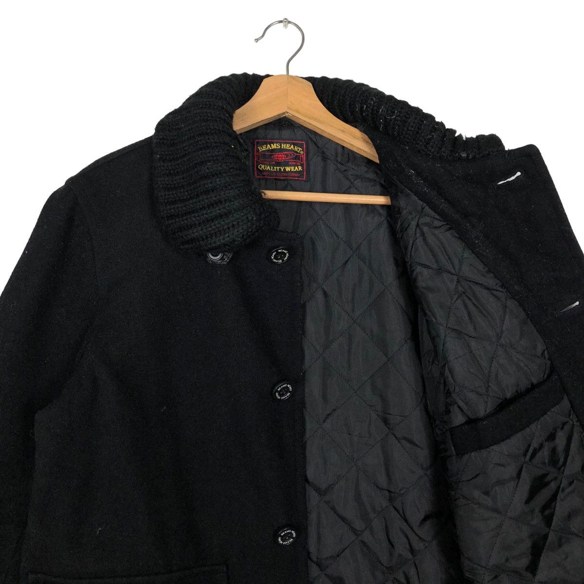 Beams Plus 🔥90’s Vintage Wool Jacket Beams Heart Japan Issey Miyake Size US L / EU 52-54 / 3 - 9 Thumbnail
