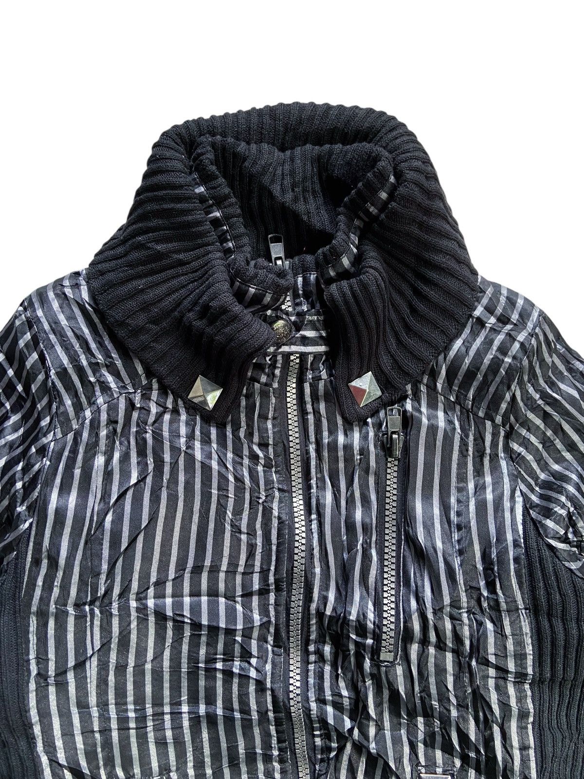 Japanese Brand JAPANESE PUNK DIG DEEP STRIPED JACKET Size US S / EU 44-46 / 1 - 4 Thumbnail