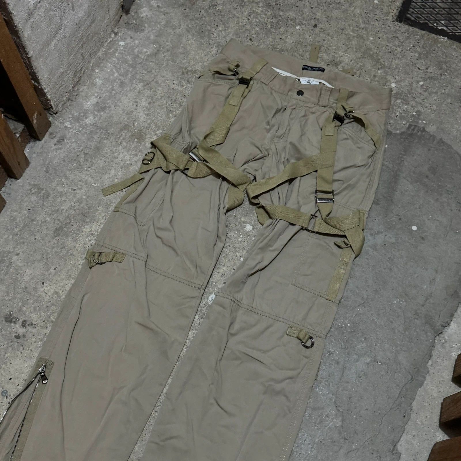 Dolce & Gabbana S/S 2004 Dolce & Gabbana bondage parachute cargo pants Size US 31 - 3 Thumbnail