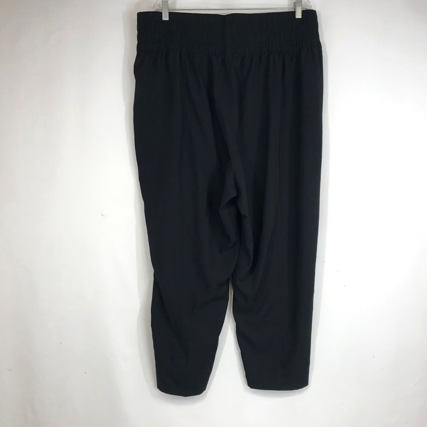 Nike VINTAGE Nike Dri-Fit Womens Black High Waisted Jogger Pants Athletic Ladies 2X Size 40" / US 18 - 5 Thumbnail