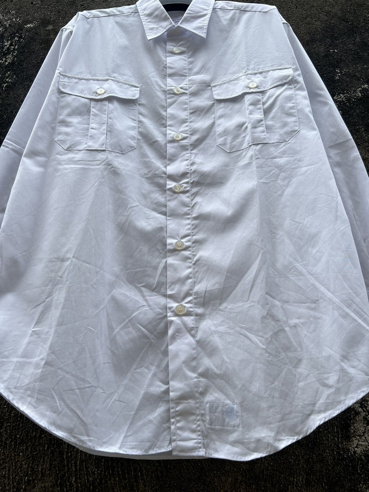 Yohji Yamamoto Yohji Yamamoto White Shirt Size US XL / EU 56 / 4 - 5 Thumbnail