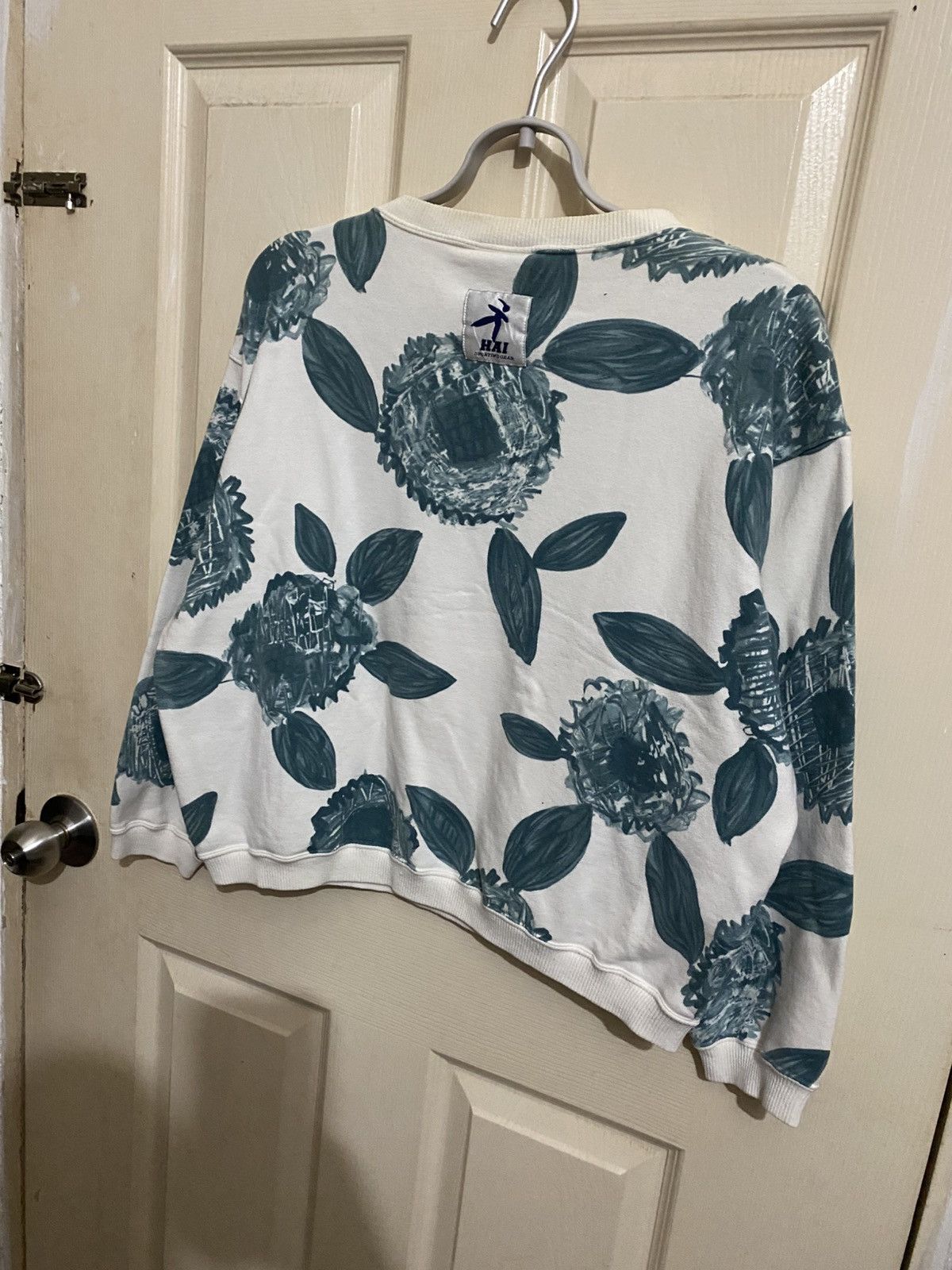 Issey Miyake Vintage HAI Sporting Gear by ISSEY MIYAKE Floral Sweatshirt Size M / US 6-8 / IT 42-44 - 8 Thumbnail