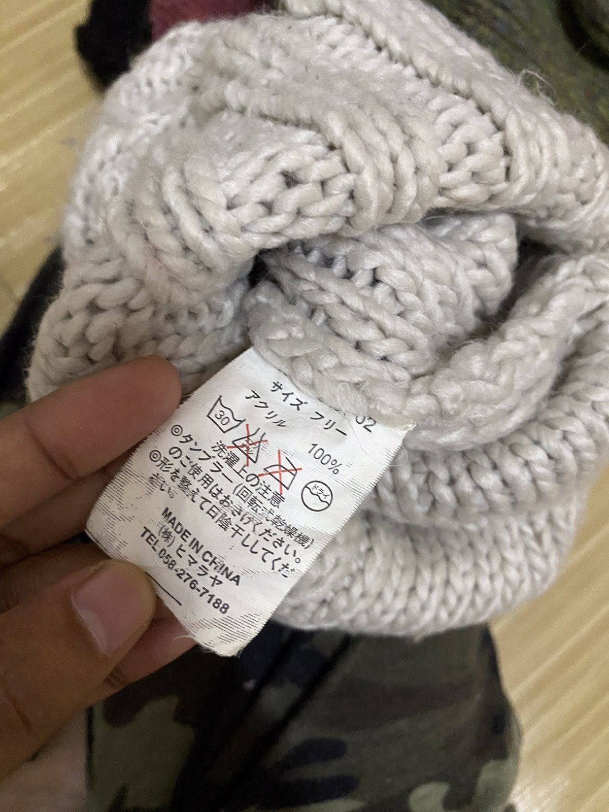 Japanese Brand Japanese Brand Crochet Beanie Hat Size ONE SIZE - 5 Thumbnail