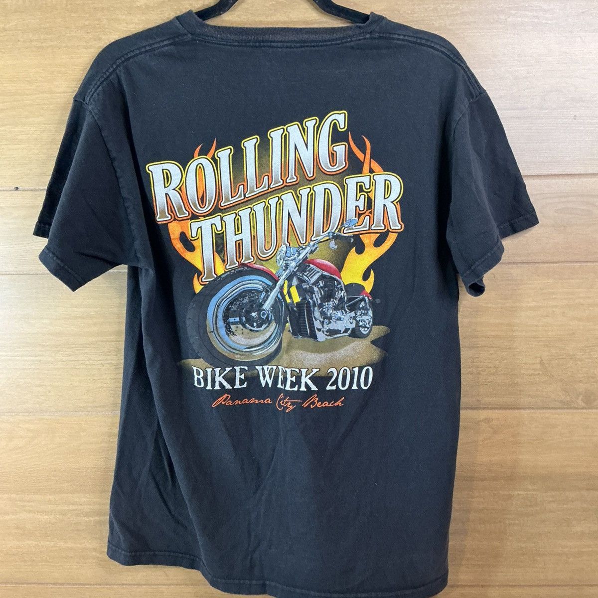 Delta Vintage Bike Week 2010 PCB Rolling Thunder Biker tee Mens S Size US S / EU 44-46 / 1 - 3 Thumbnail