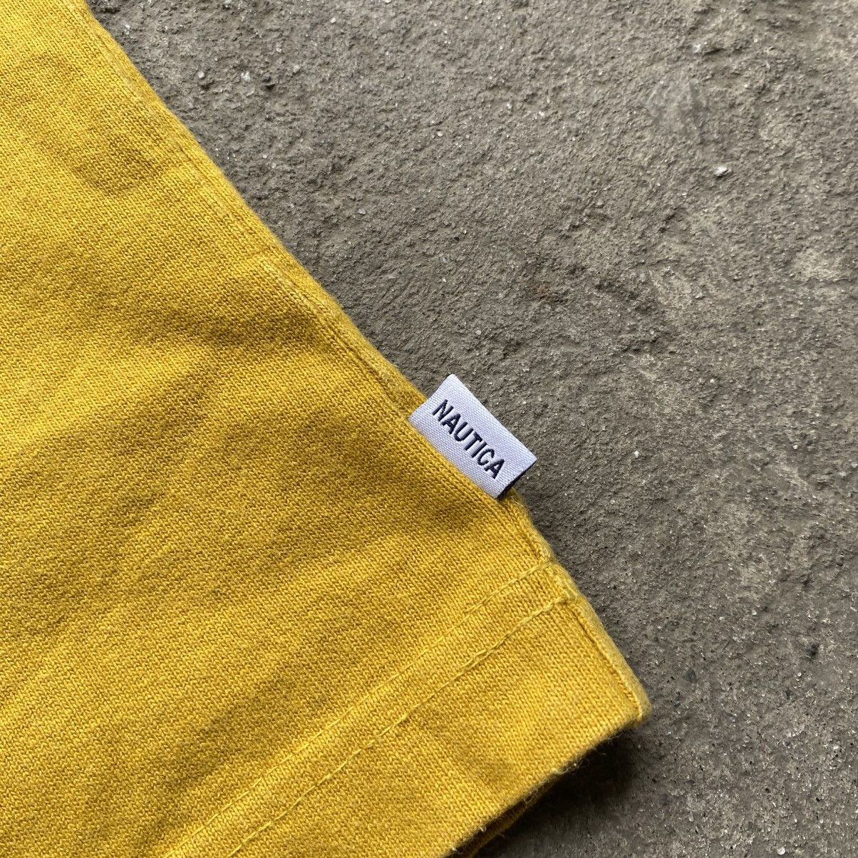 Nautica Nautica Mustard Arc Logo Shirt Size US XXL / EU 58 / 5 - 8 Thumbnail