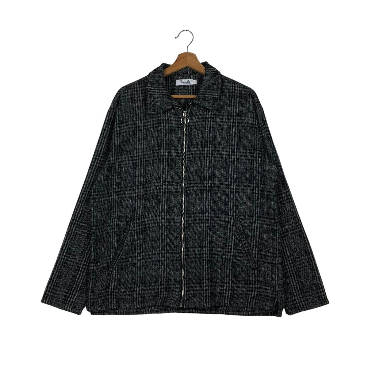 In The Attic 🔥VINTAGE ZIPPER BIKER JACKET IN THE ATTIC TARTAN DESIGN Size US L / EU 52-54 / 3 - 3 Thumbnail