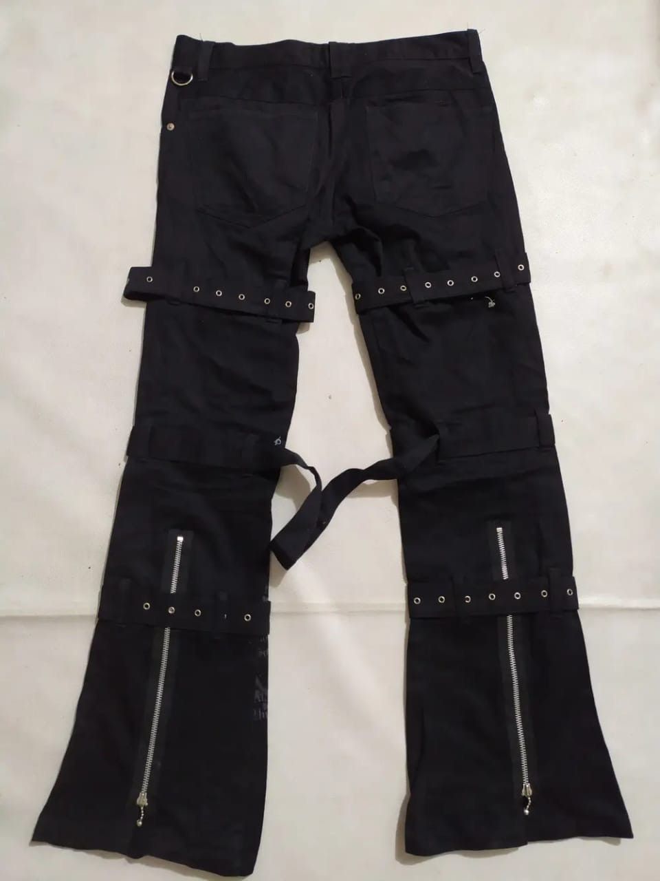 Other Keystation Bondage Flared/ Bootcut Punk Pants Size 29" - 5 Thumbnail