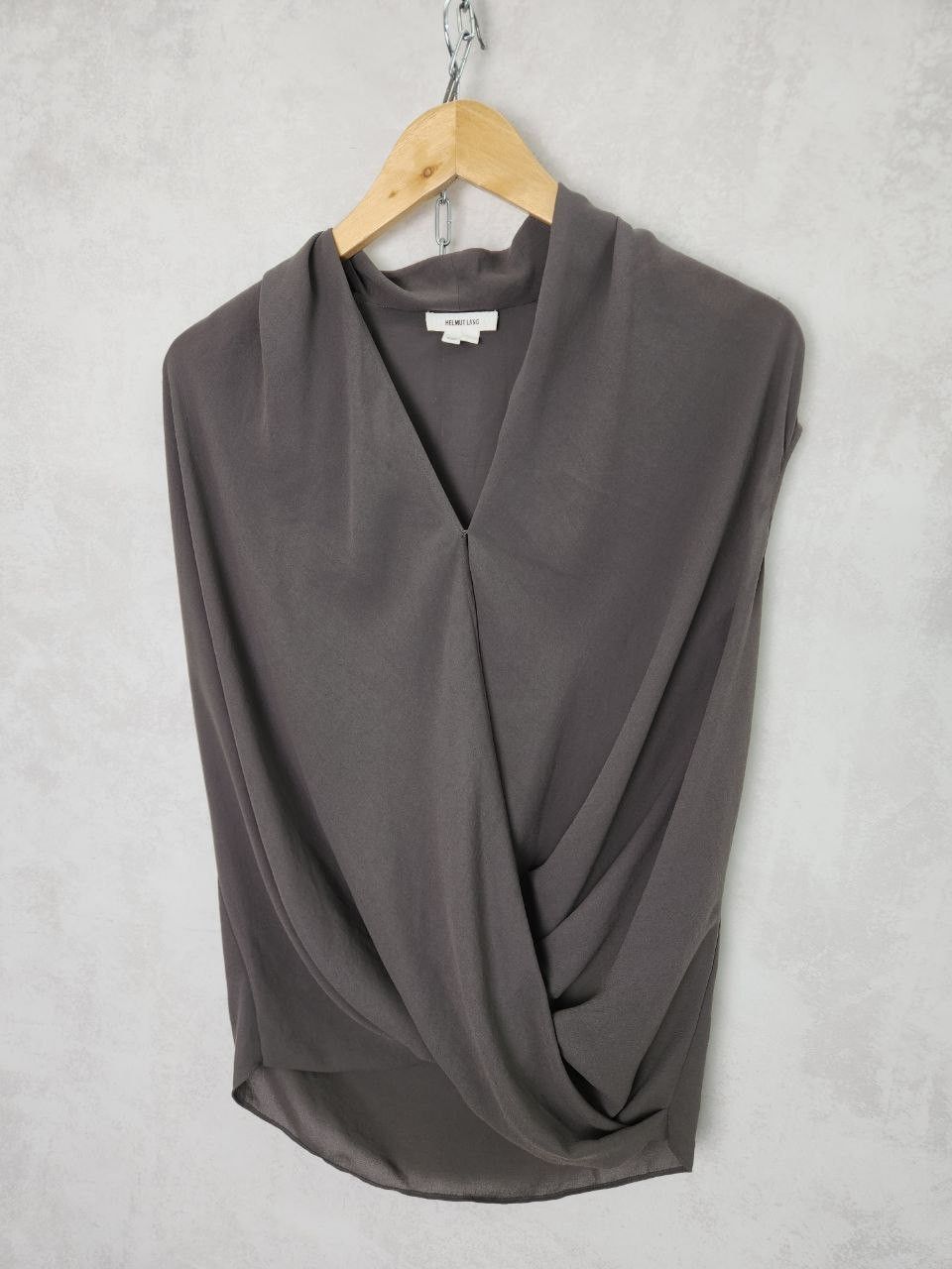 Helmut Lang Helmut Lang flowing graphite short-sleeved T-shirt Size M / US 6-8 / IT 42-44 - 3 Thumbnail