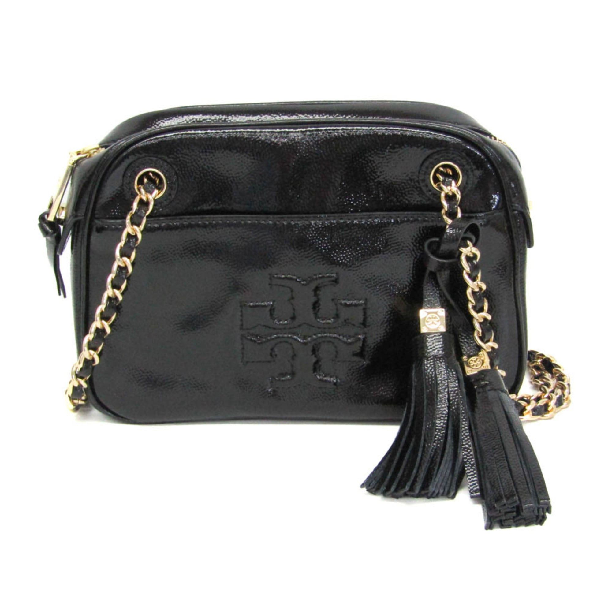 Tory Burch Tory Burch Chain Shoulder Bag Women's Leather Shoulder Bag Black Size ONE SIZE - 1 Thumbnail