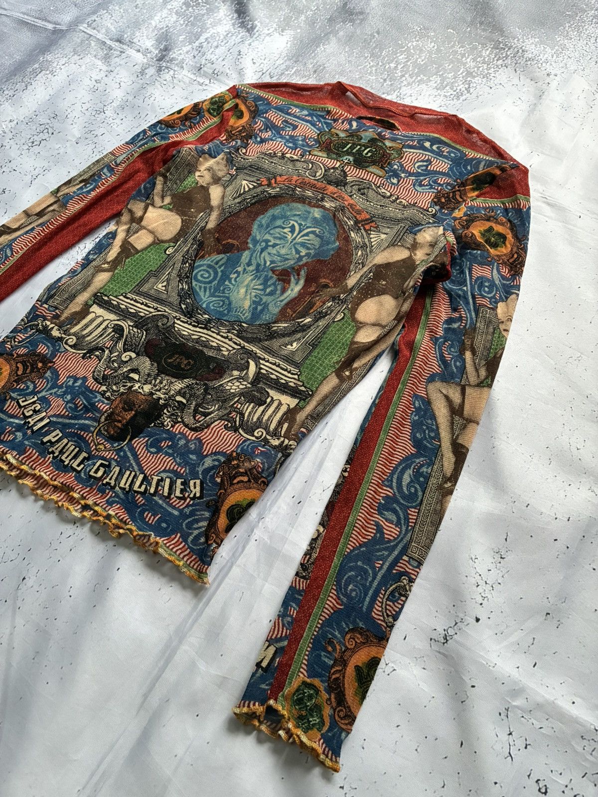 Jean Paul Gaultier SS1994 Cabaret Tattoo Top Size S / US 4 / IT 40 - 5 Thumbnail