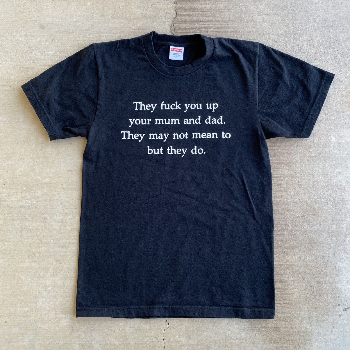 Supreme Supreme They F*** You Up T-Shirt Black 2016 Vintage Designer Size US S / EU 44-46 / 1 - 6 Thumbnail