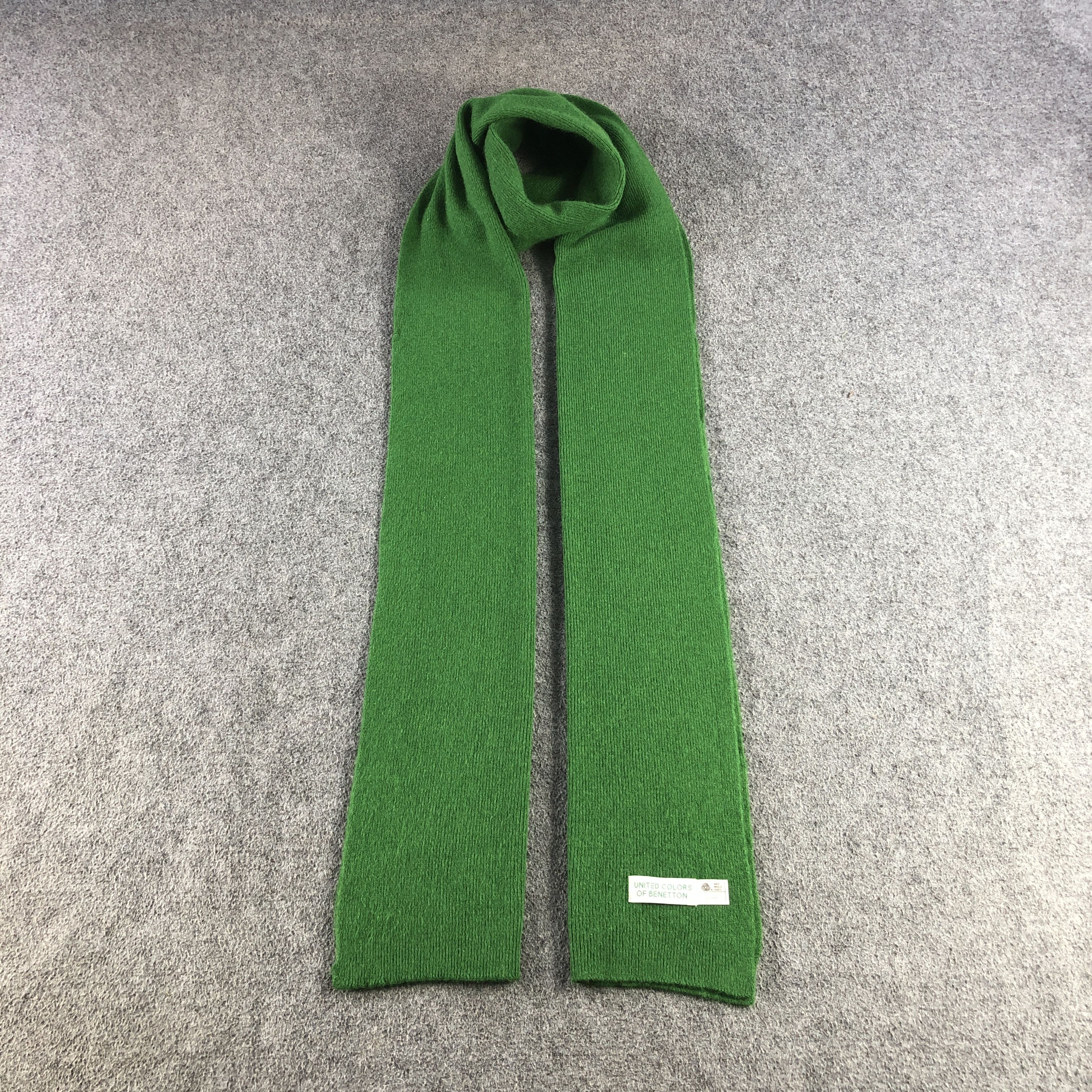 United Colors Of Benetton United Colors Of Benetton Wool Scarf Muffler V2909 Size ONE SIZE - 1 Thumbnail