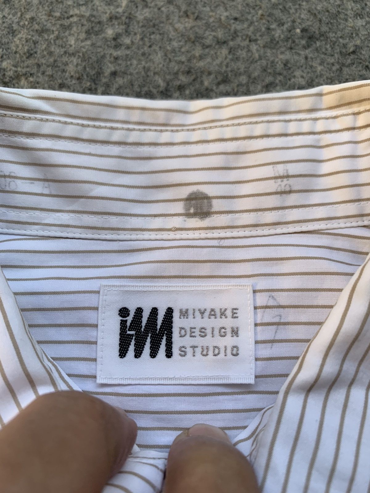 Issey Miyake Issey miyake x hamilton striped shirt Size US L / EU 52-54 / 3 - 3 Thumbnail