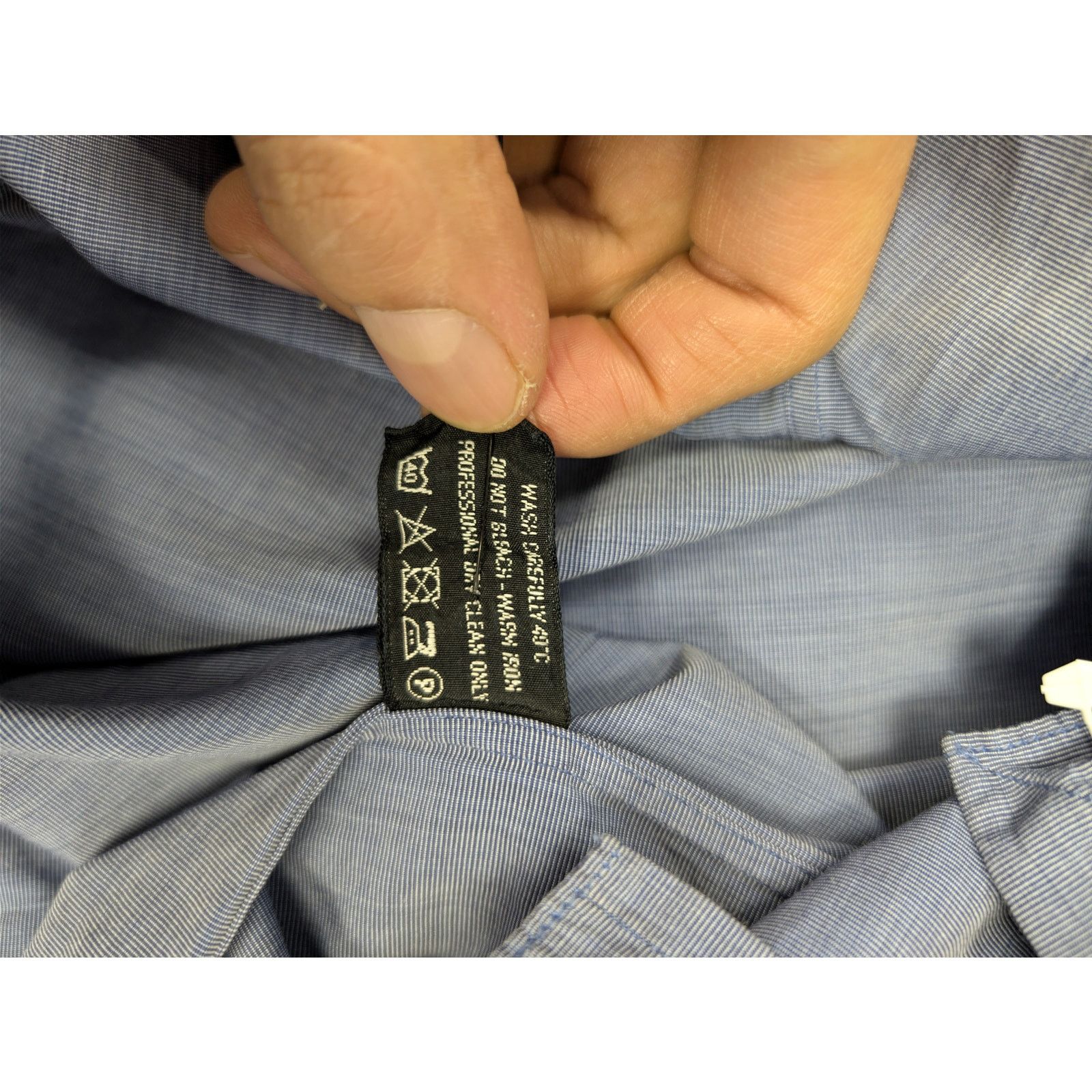 Tom Ford o1rshd1 CC20 Button up Shirt in Blue Size US S / EU 44-46 / 1 - 17 Thumbnail