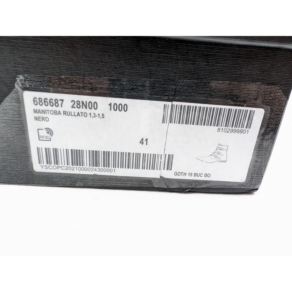 Saint Laurent Paris o1rshd1 Q:5 / Goth 15 Boots in Nero Size US 8 / EU 41 - 22 Thumbnail