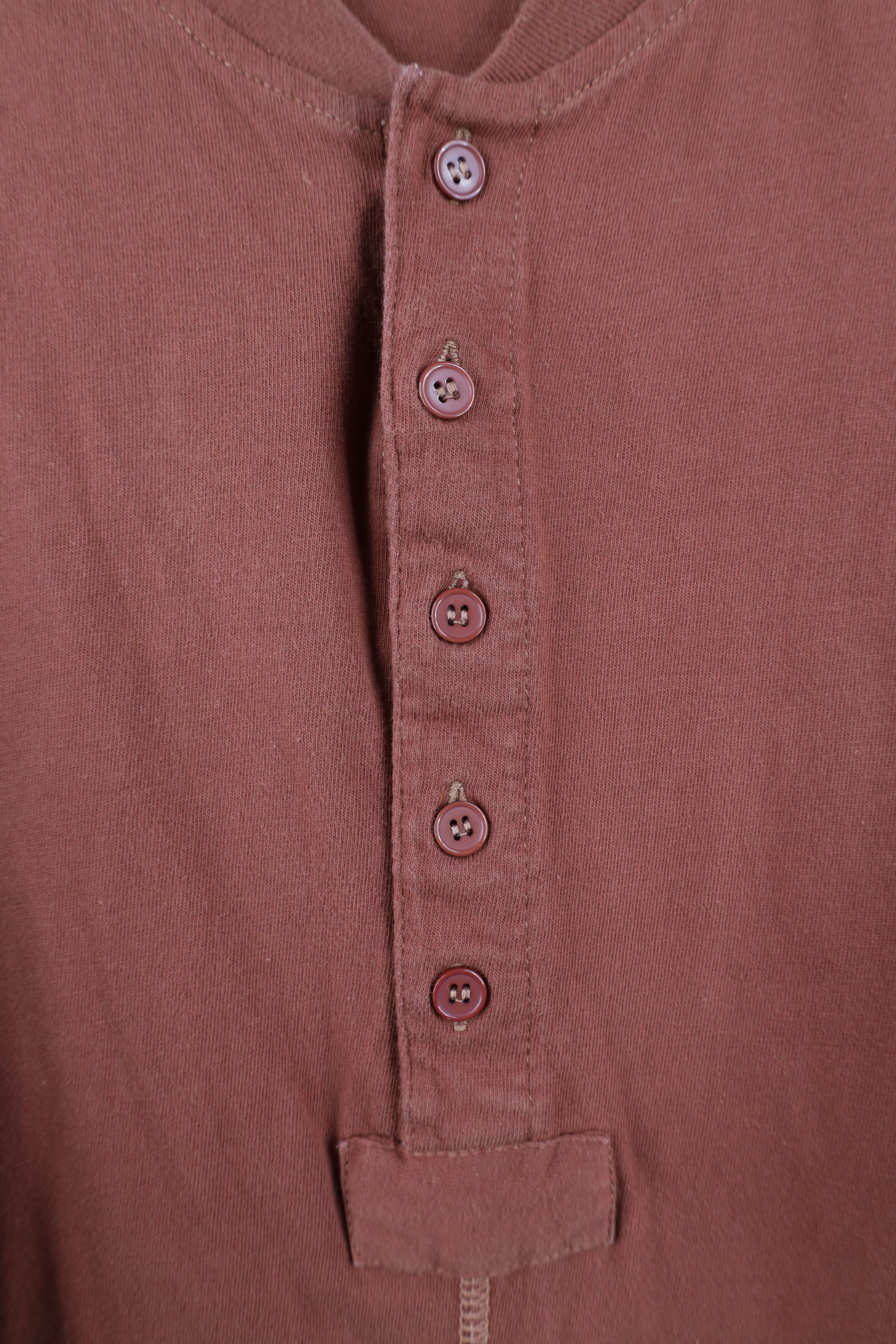 Vintage Vintage 90s Streetwear Long Sleeve Henley T-Shirt Cotton Size US M / EU 48-50 / 2 - 4 Thumbnail