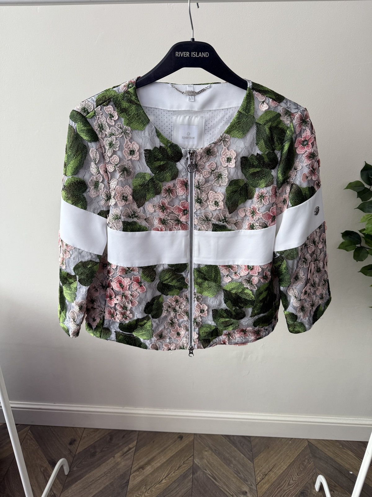 Other Vintage Sportalm Women Floral Embroidered Jacket Size M / US 6-8 / IT 42-44 - 1 Thumbnail