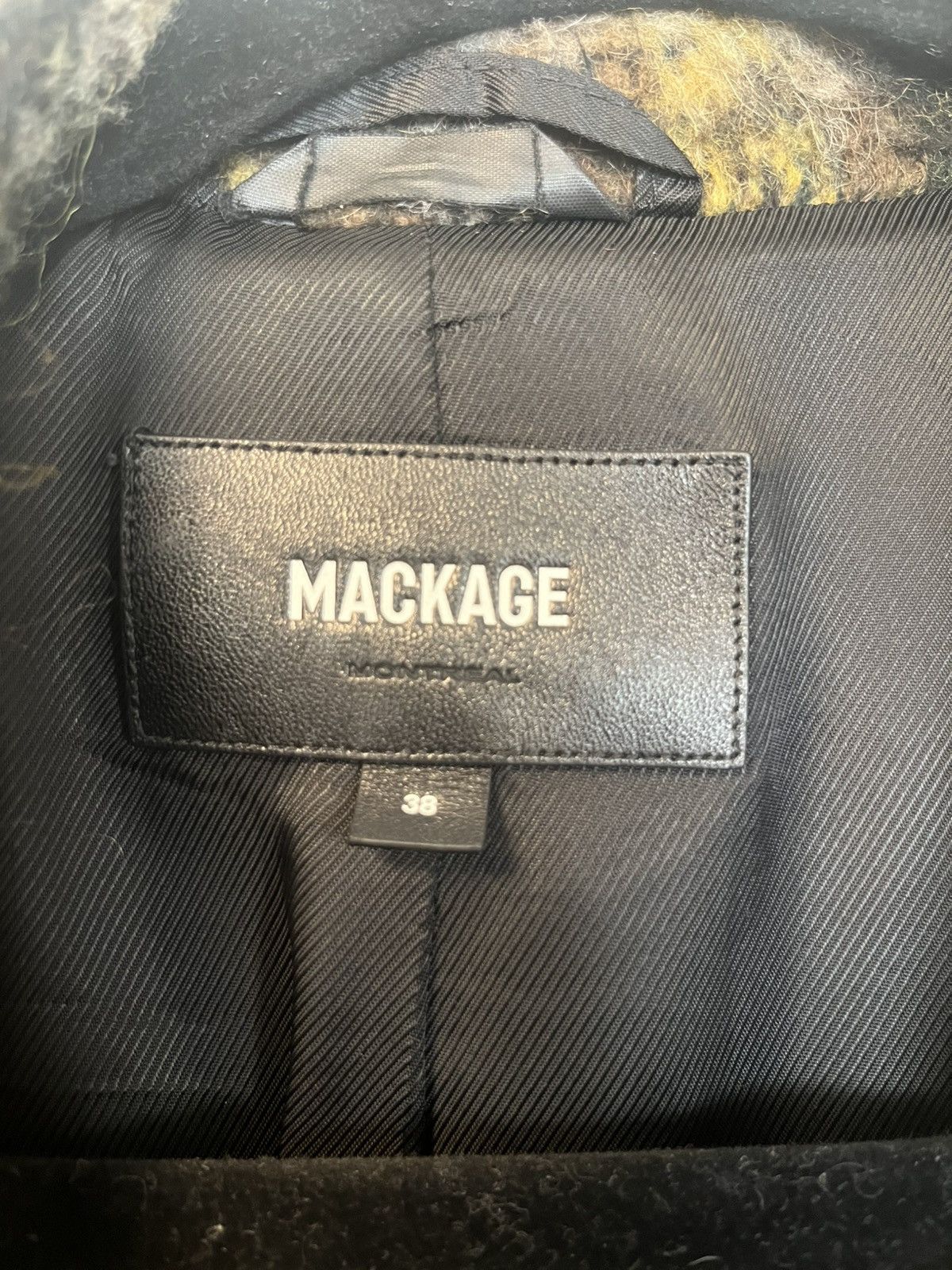 Mackage Mackage Men’s Wool Plaid Peacoat Size 38 Excellent Condition Size US XL / EU 56 / 4 - 2 Thumbnail