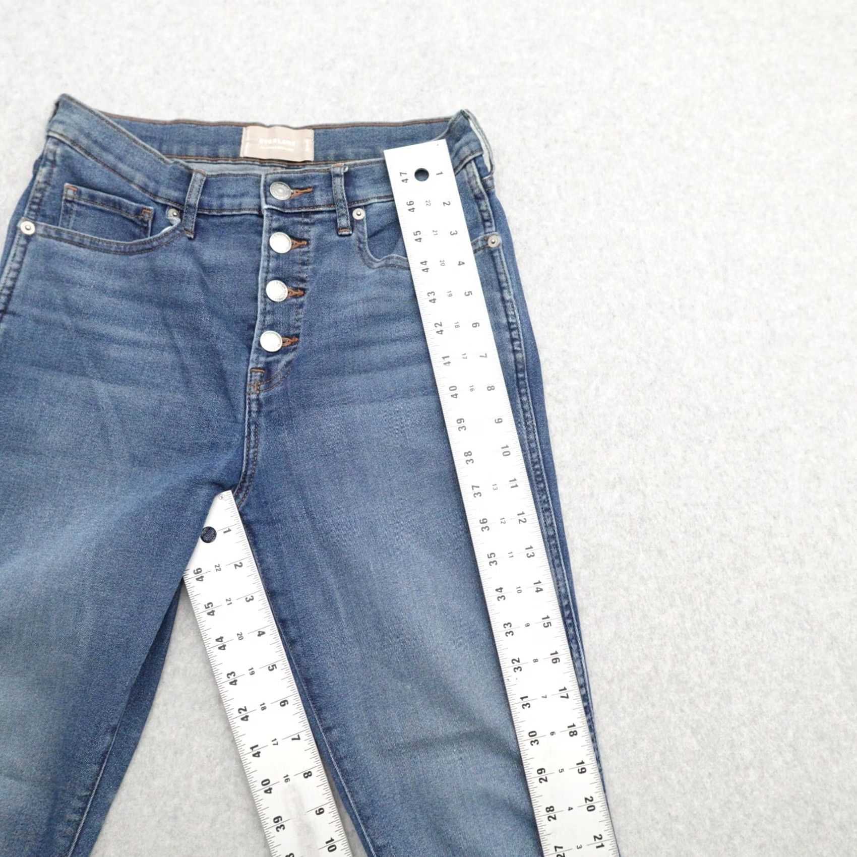 Everlane Everlane Jeans Womens 28 (28X26) The Vintage Skinny Jean Ankle Button Fly Shirt? Size 28" / US 6 / IT 42 - 5 Thumbnail