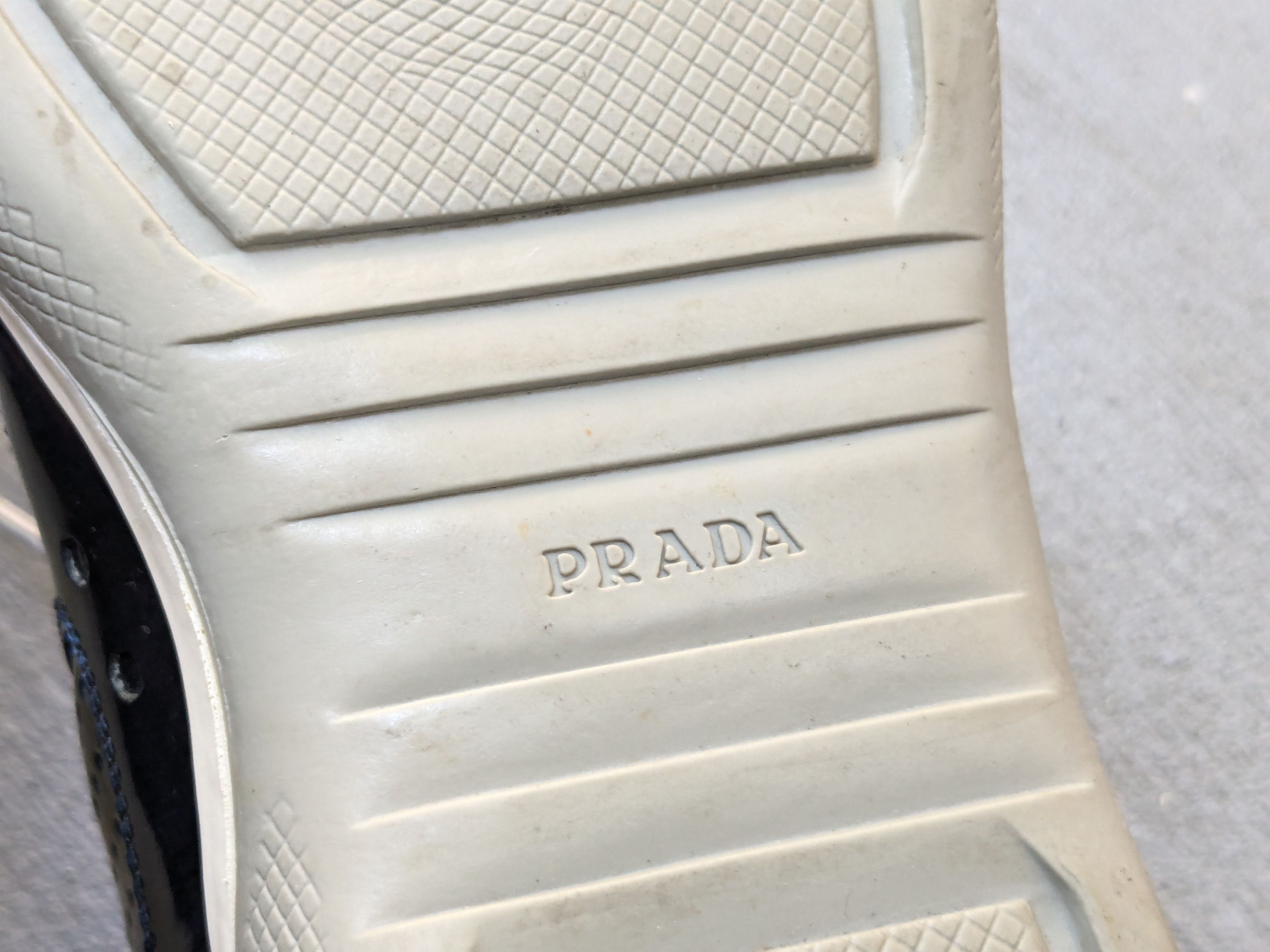 Prada Prada America's Cup Sneakers Navy Blue Patent Leather 12.5 Size US 12.5 / EU 45-46 - 20 Thumbnail