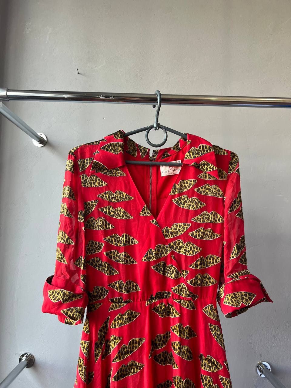 Alice + Olivia DONALD ROBERTSON ALICE+OLIVIA BY STACEY BENDET LEOPARD DRESS Size XS / US 0-2 / IT 36-38 - 3 Thumbnail