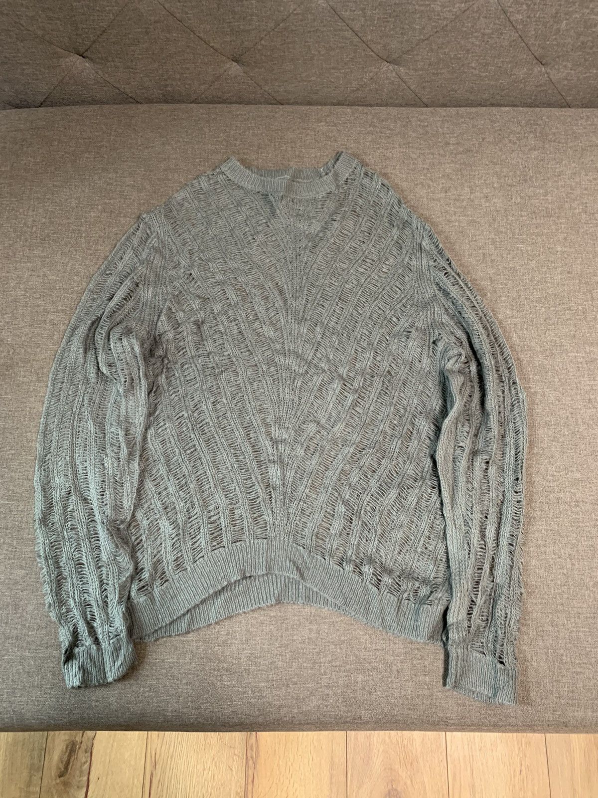 Asos × If Six Was Nine × Le Grande Bleu (L.G.B.) ASOS Spider Web Knitted Crochet Mesh Sweater Size US M / EU 48-50 / 2 - 1 Thumbnail