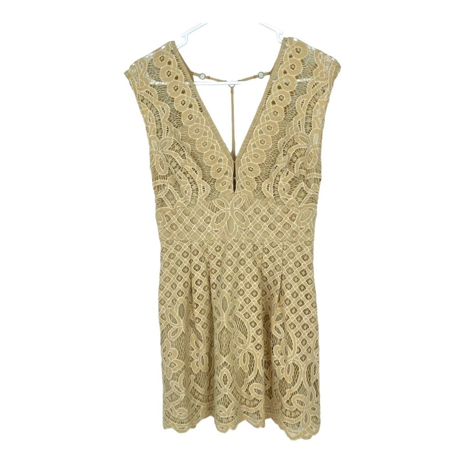Free People Free People One Million Lover Ivory Lace Mini Dress Size 2 Size XS / US 0-2 / IT 36-38 - 1 Thumbnail