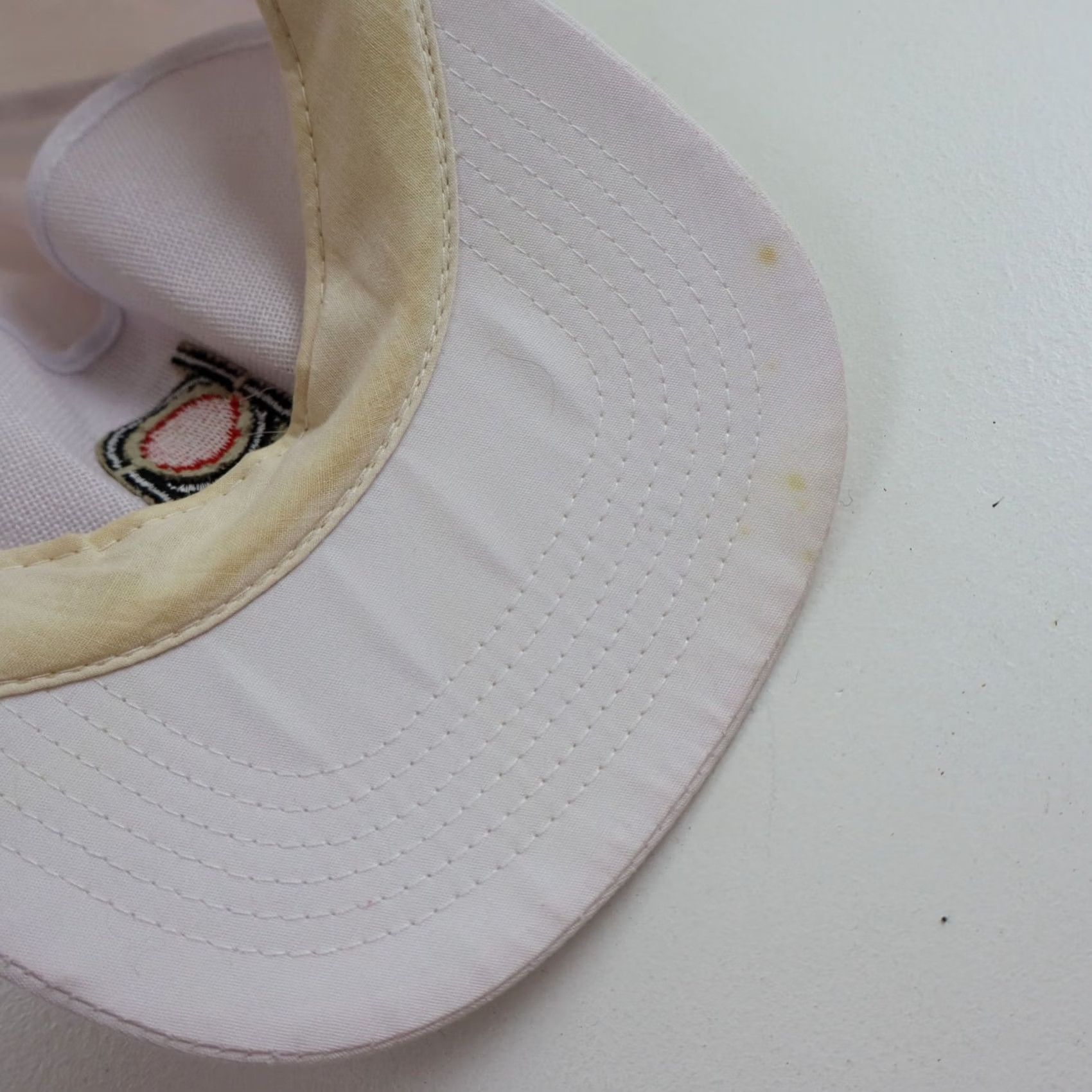Logo 7 Vintage BA Logo Rope Hat Snapback Cap White Red 90s Retro Trucker Golf Size ONE SIZE - 5 Thumbnail