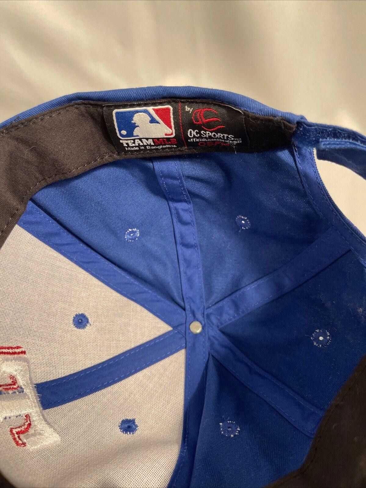 Designer Texas Rangers Baseball Cap Adjustable Hat BLUE MLB OSFM Size ONE SIZE - 5 Thumbnail