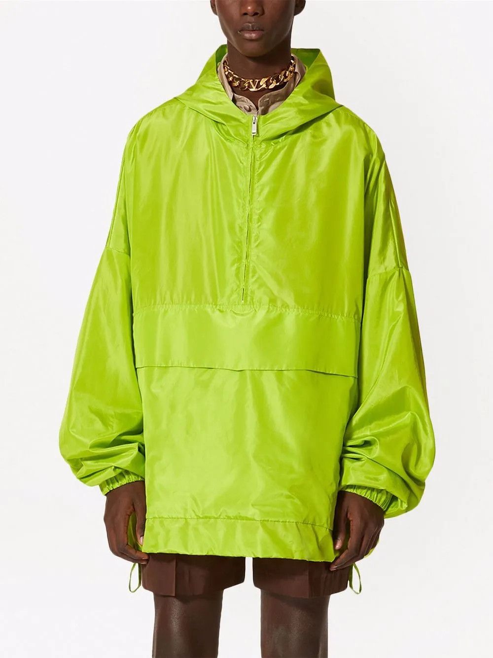 Valentino o1y0525 Hooded Jacket in Green Size US S / EU 44-46 / 1 - 3 Thumbnail