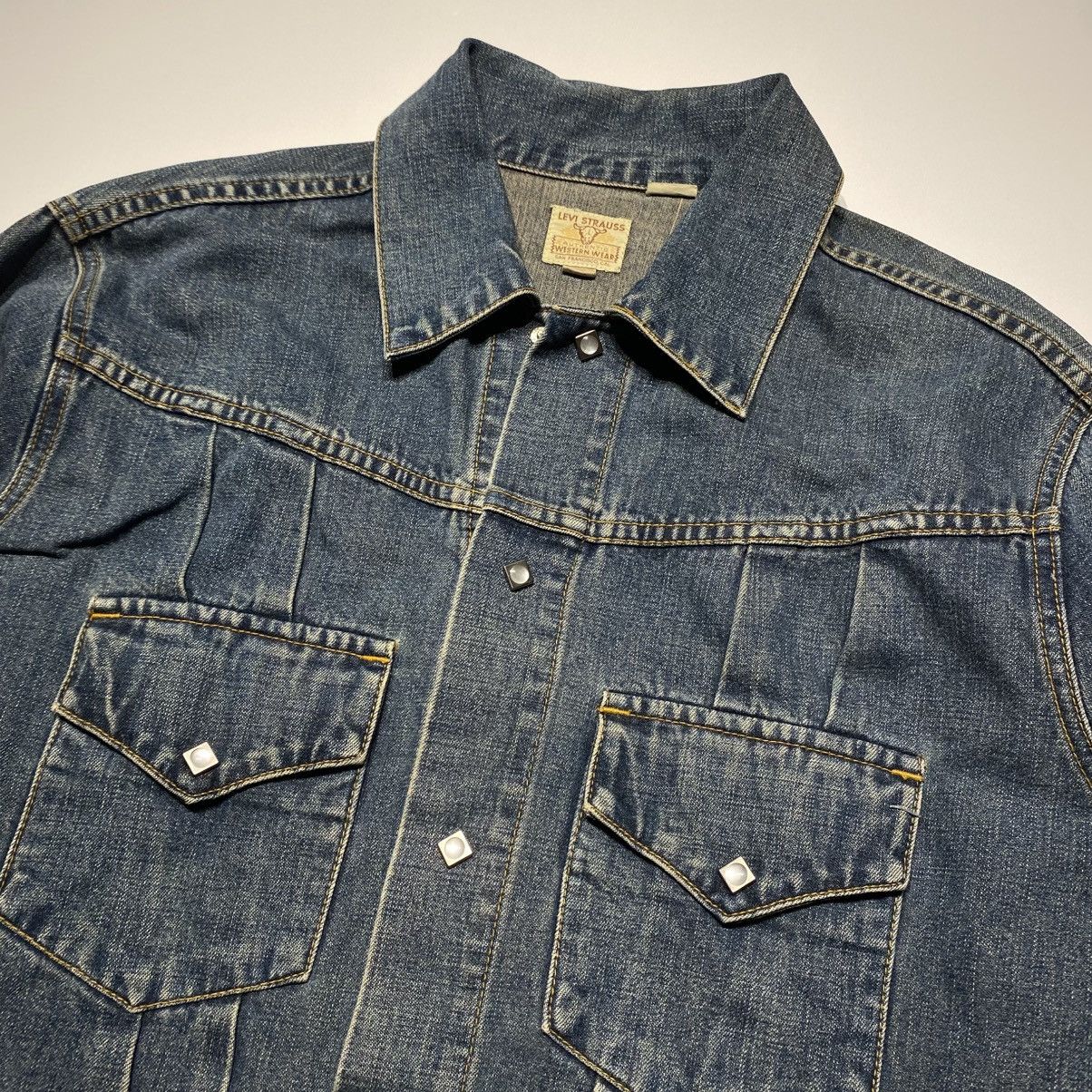 Levi's Levi’s Shorthorn 1940s Western Denim Jacket Size US M / EU 48-50 / 2 - 4 Thumbnail