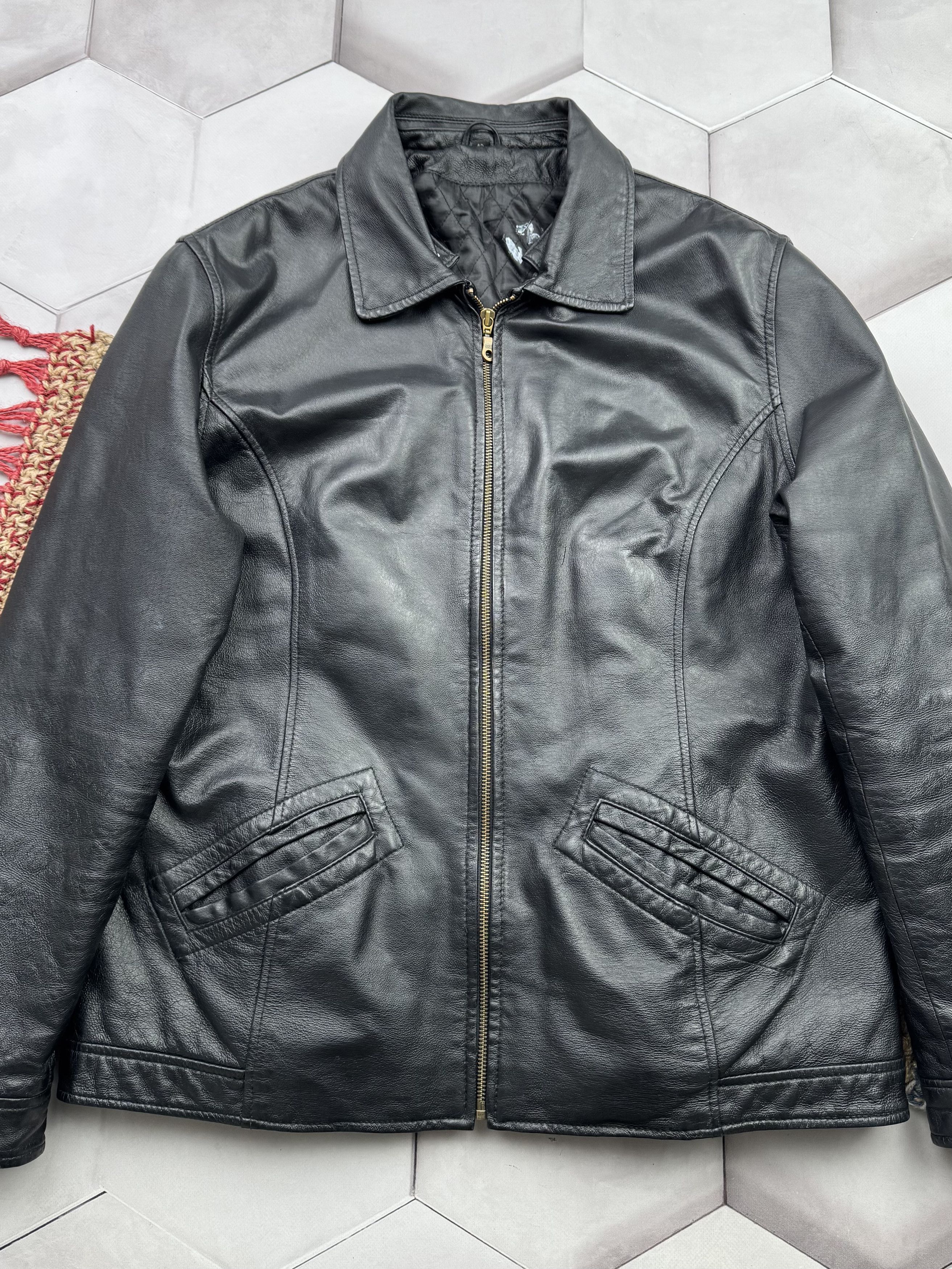 Vintage Vintage Bomber Leather Jacket Size US M / EU 48-50 / 2 - 4 Thumbnail