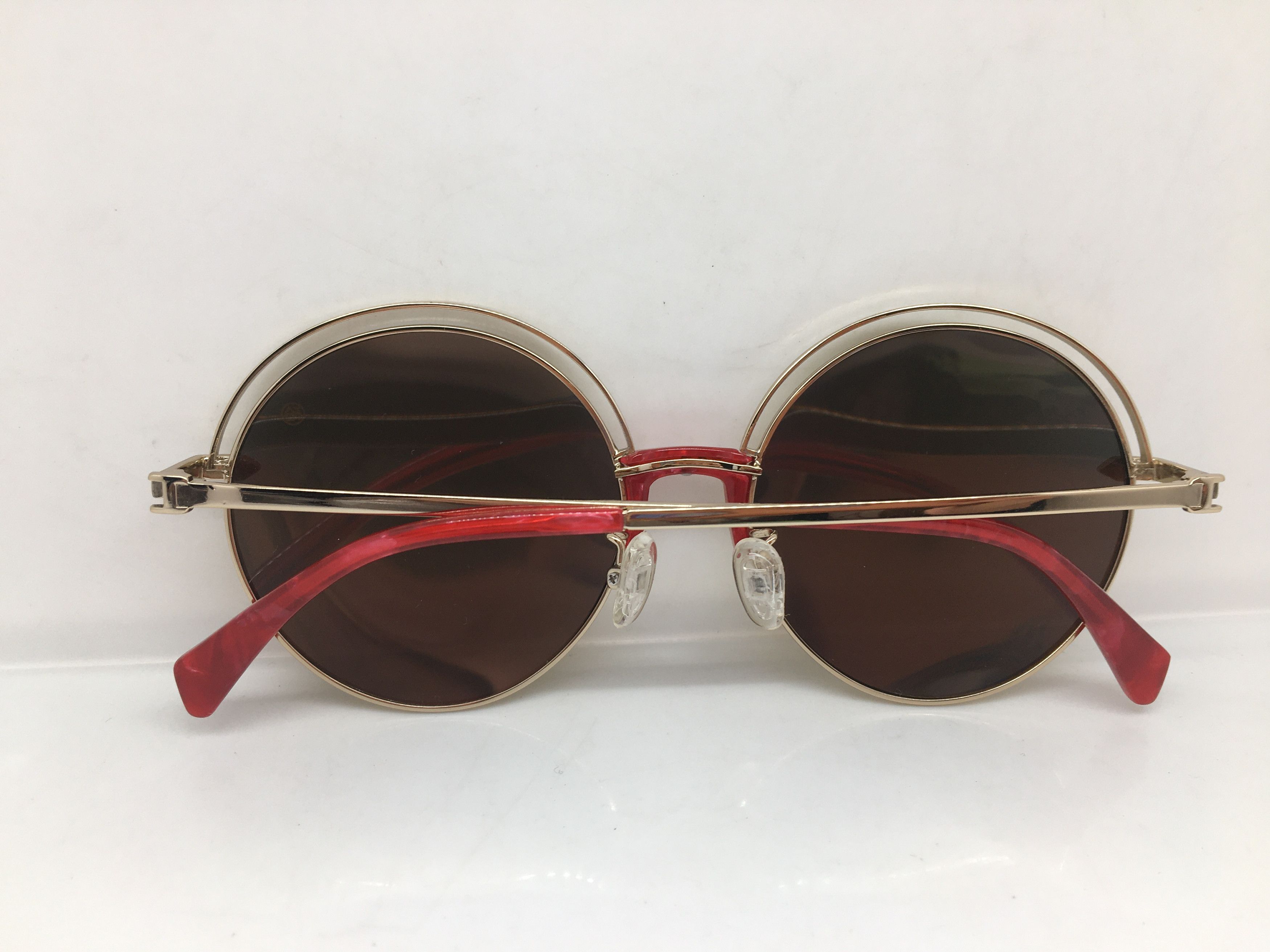 Other Gold Round Sunglasses Frame PIN UP GIRL Size ONE SIZE - 6 Thumbnail
