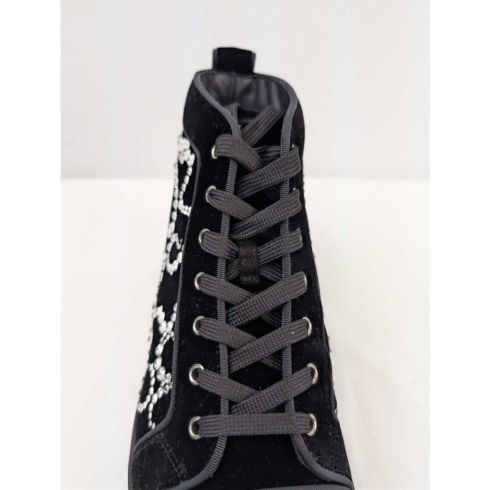 Christian Louboutin o1rshd1 Octolouis Strass Sneakers in Black/Crystal Size US 9 / EU 42 - 16 Thumbnail