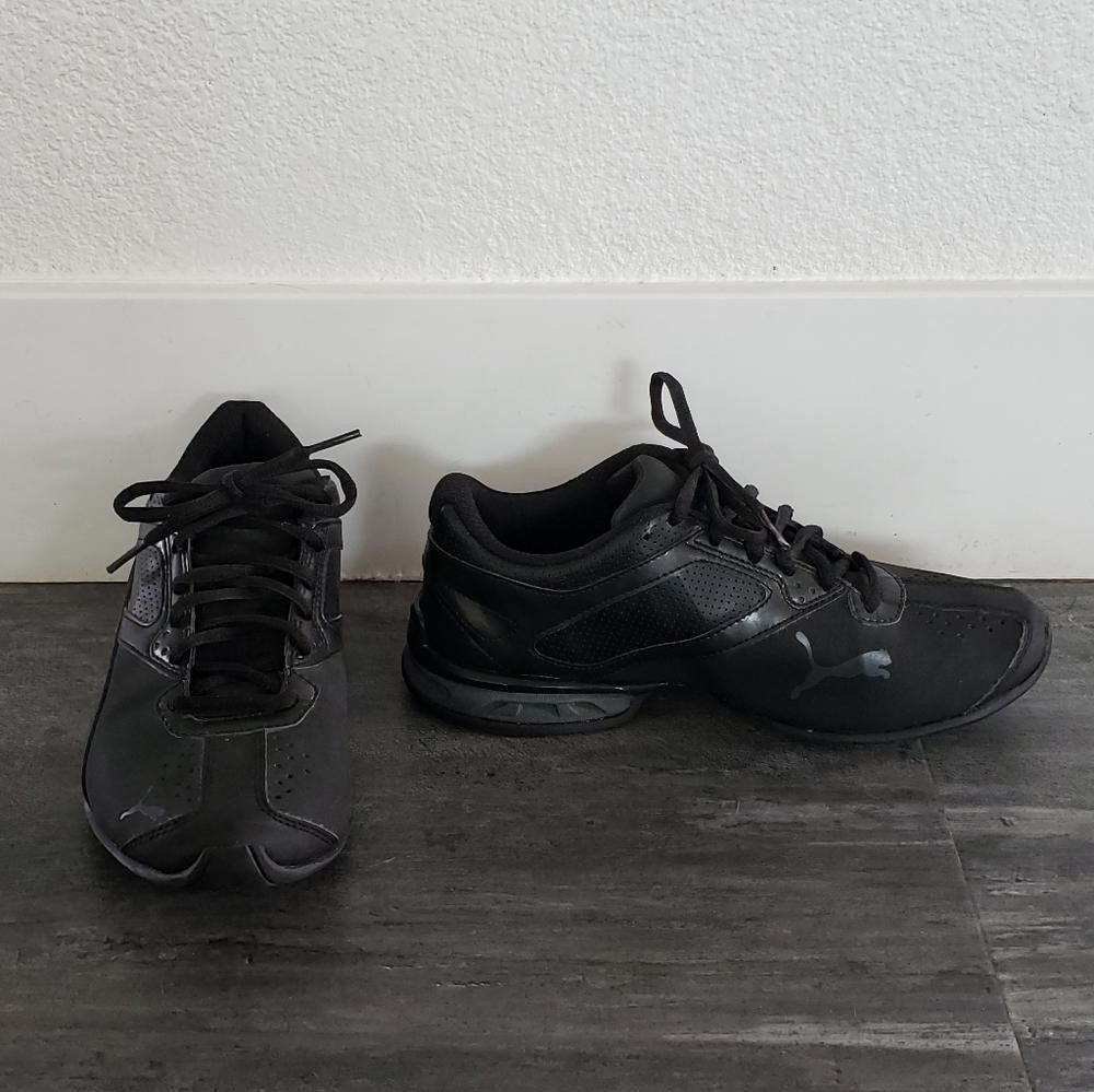 Puma Black Puma Eco Ortholite Running Sneaks Size US 7 / IT 37 - 2 Thumbnail