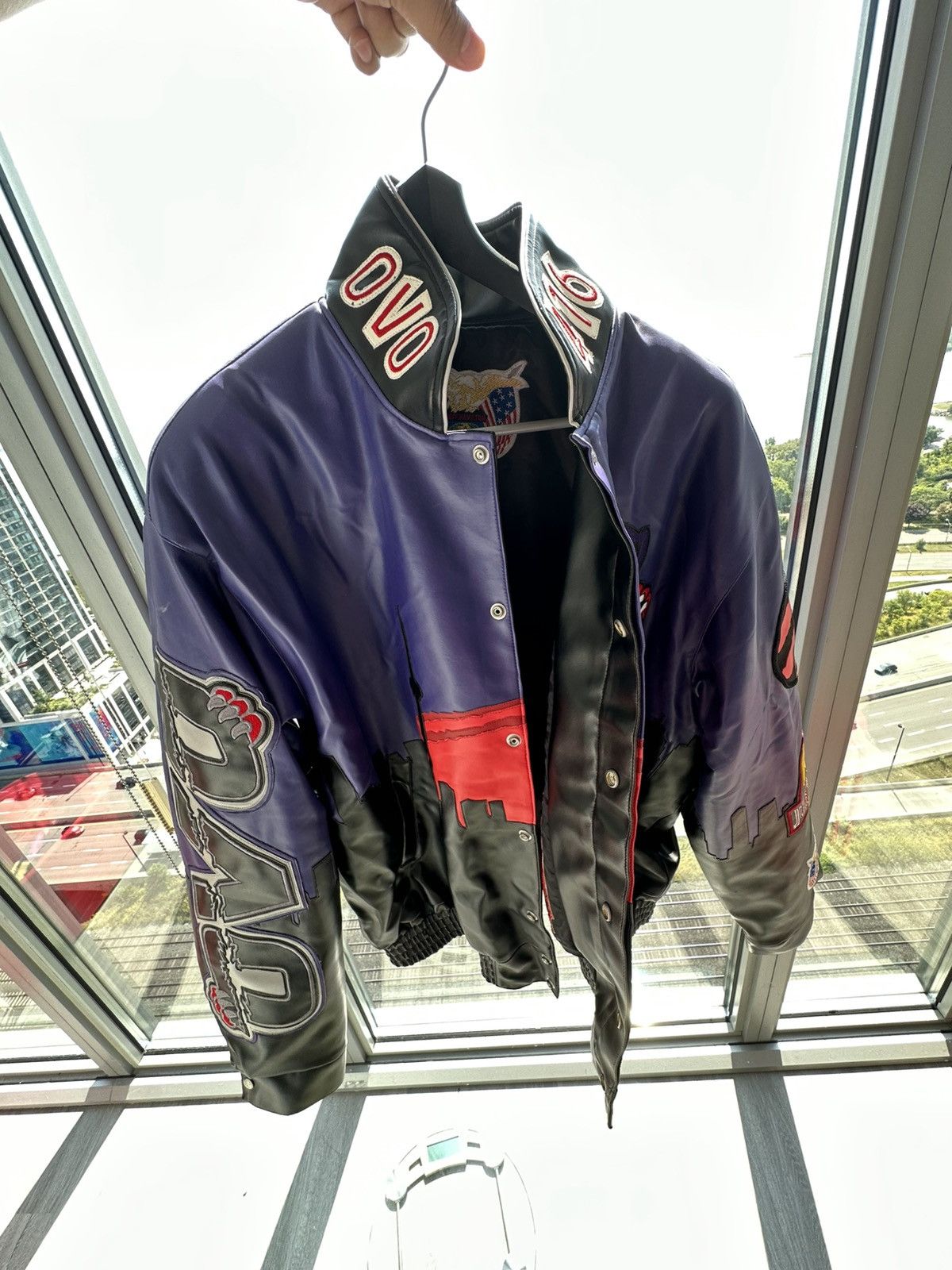 October's Very Own OVO Jurassic Park Varsity Jacket XXL Size US XXL / EU 58 / 5 - 1 Thumbnail