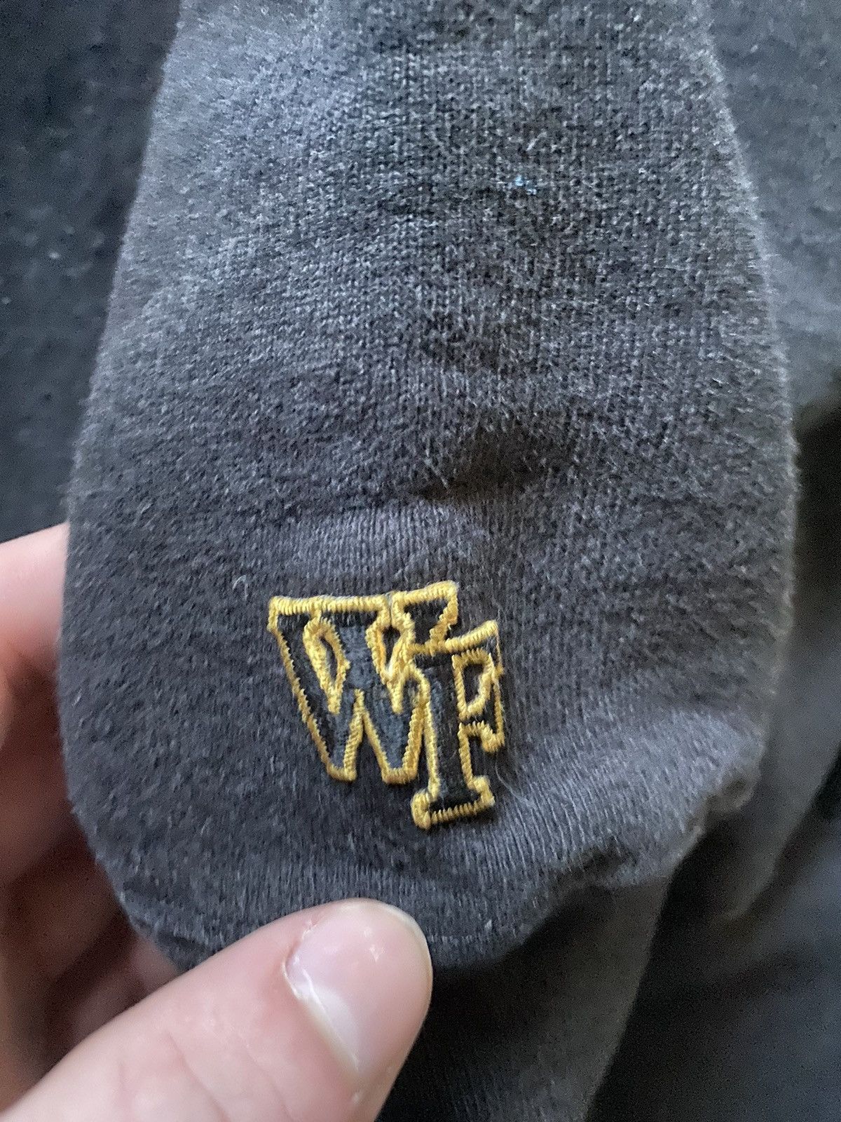 Vintage ~Vintage Wake Forrest Big Logo Hoodie~ SZ L Size US L / EU 52-54 / 3 - 2 Thumbnail