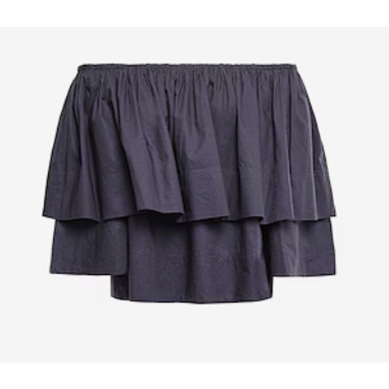 Apiece Apart Apiece Apart Cela Crop Blouse Navy size 10 Size L / US 10 / IT 46 - 1 Thumbnail