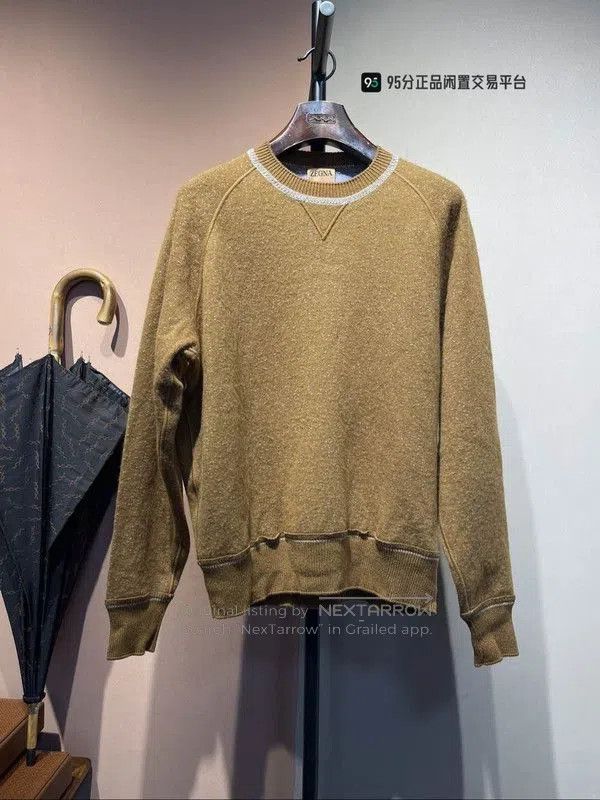 Ermenegildo Zegna Zegna Men's Crewneck Solid Long. Size US M / EU 48-50 / 2 - 7 Thumbnail