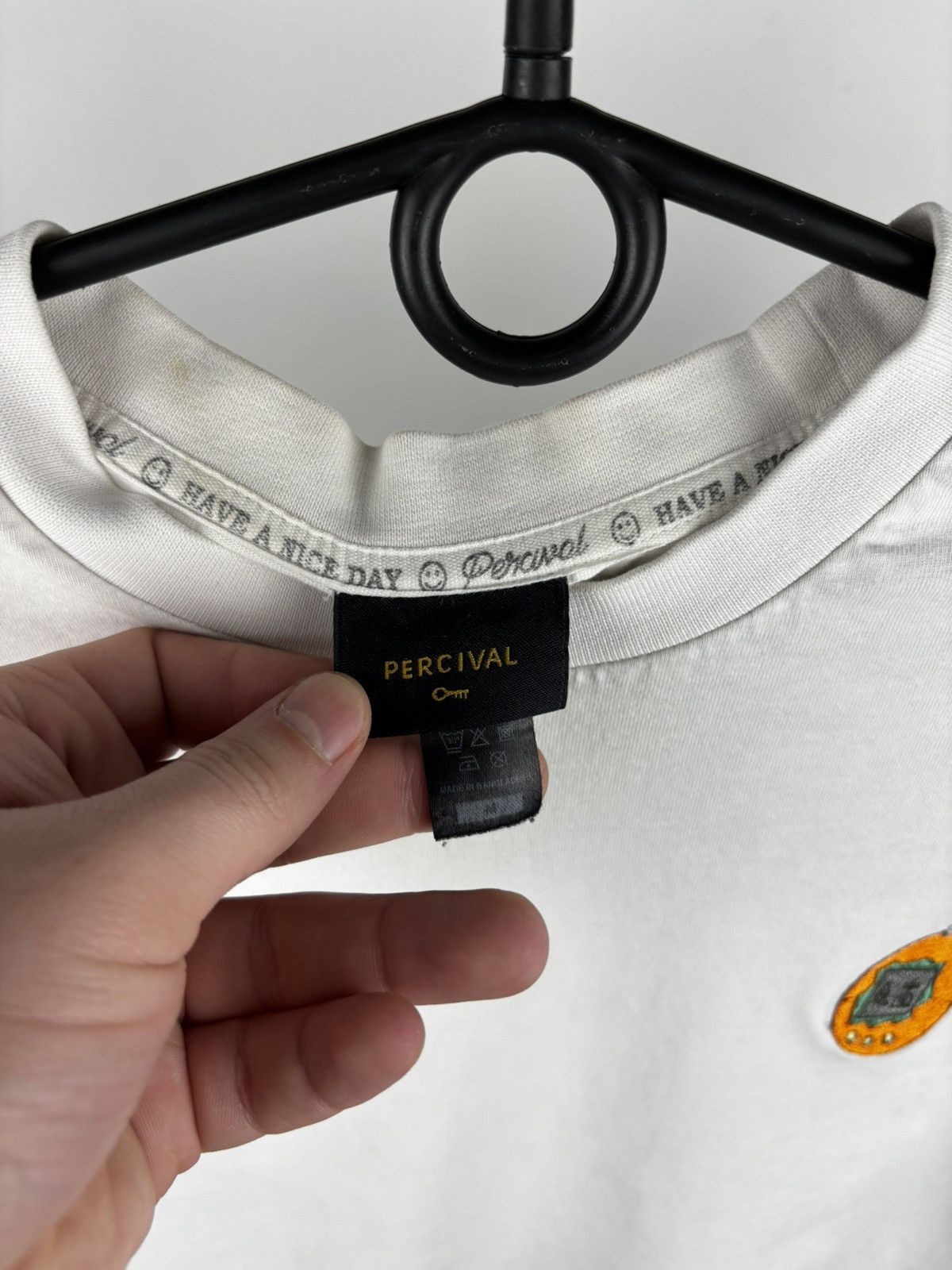 Japanese Brand × Percival Percival Small Logo t shirt size M Size US M / EU 48-50 / 2 - 5 Thumbnail