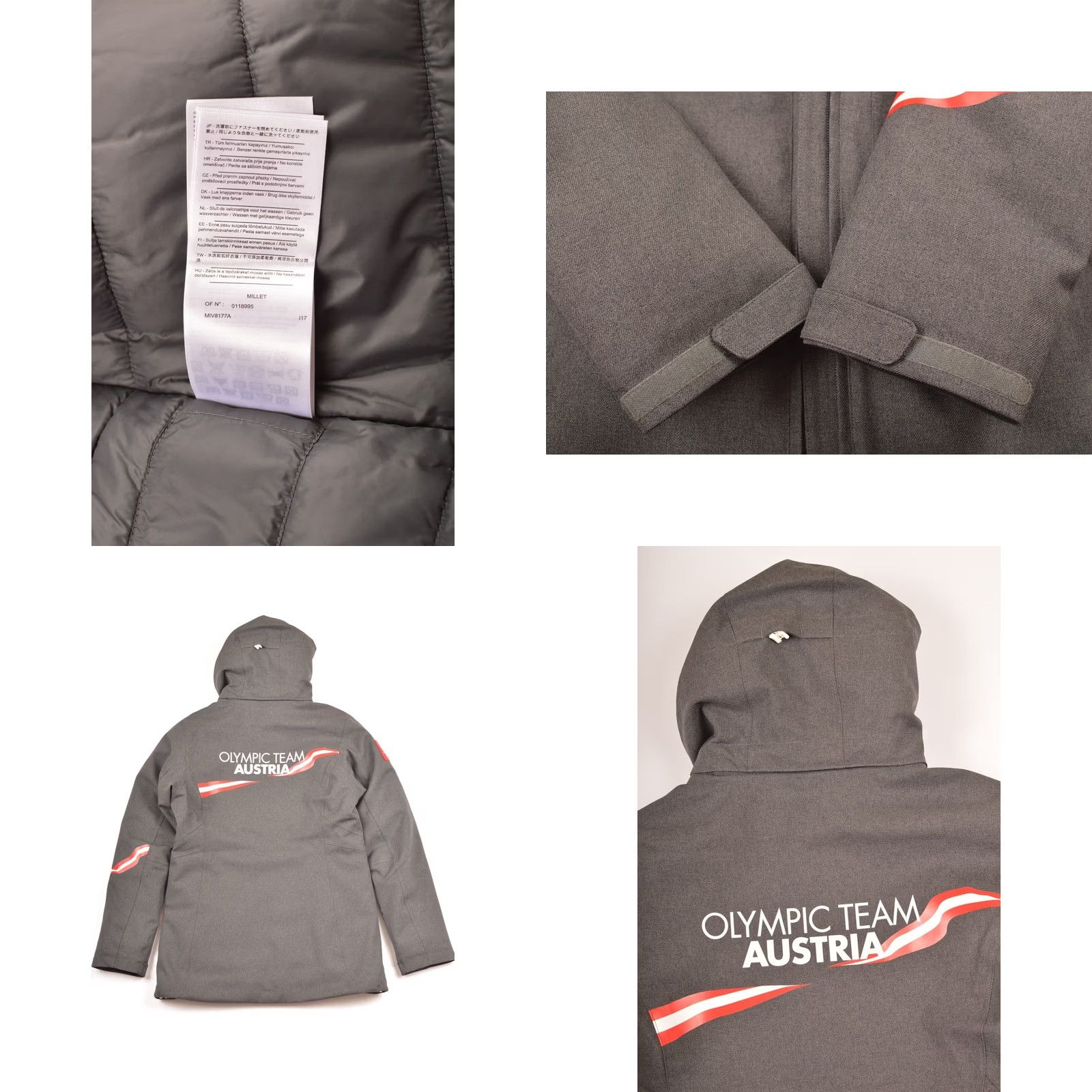 Vintage VINTAGE Millet Olympic Team Austria Womens Primaloft Jacket M Gray 0118995 Jacket Womens M Gray Millet Olympic Team Austria Primaloft Jacket Size M / US 6-8 / IT 42-44 - 8 Thumbnail